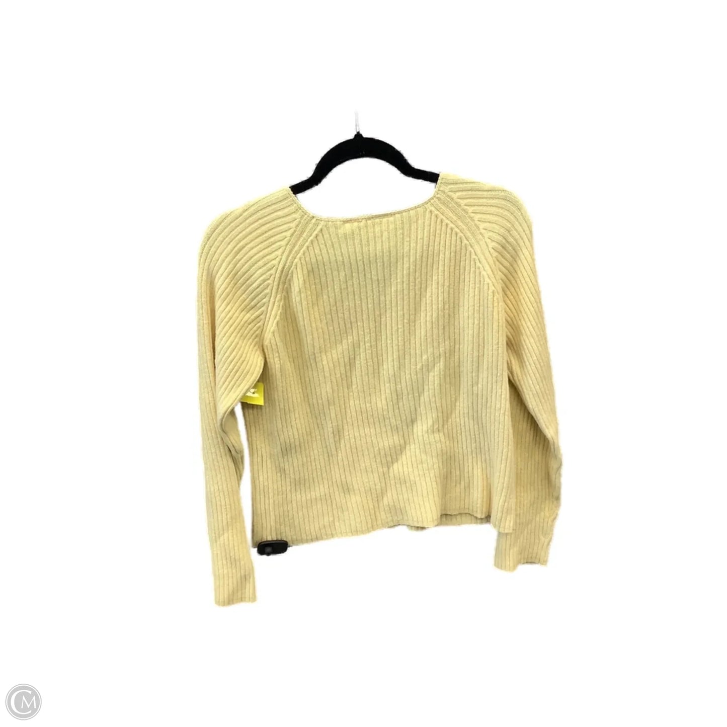 Sweater By Northcrest In Yellow, Size: S