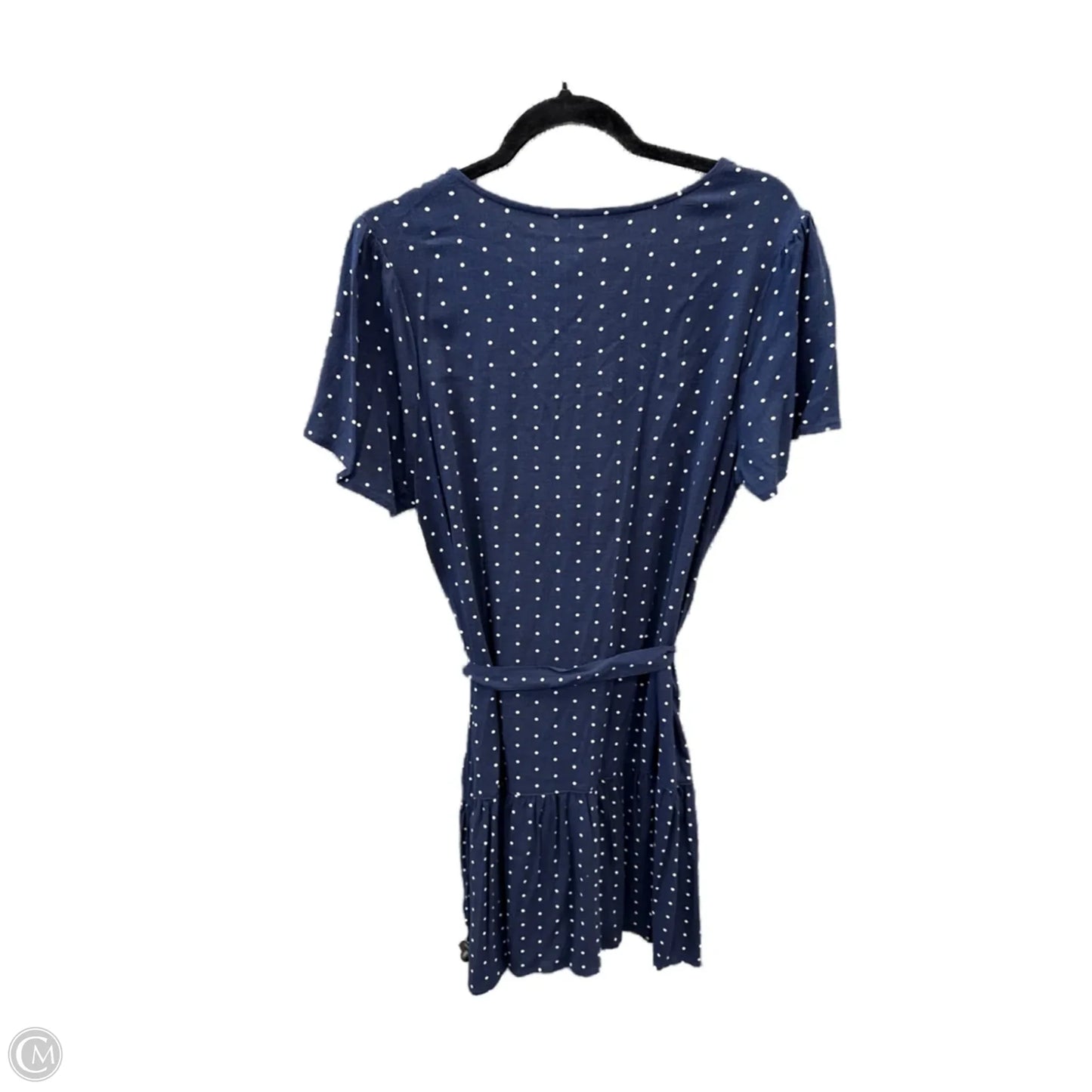 Dress Casual Midi By Market & Spruce In Blue, Size: L