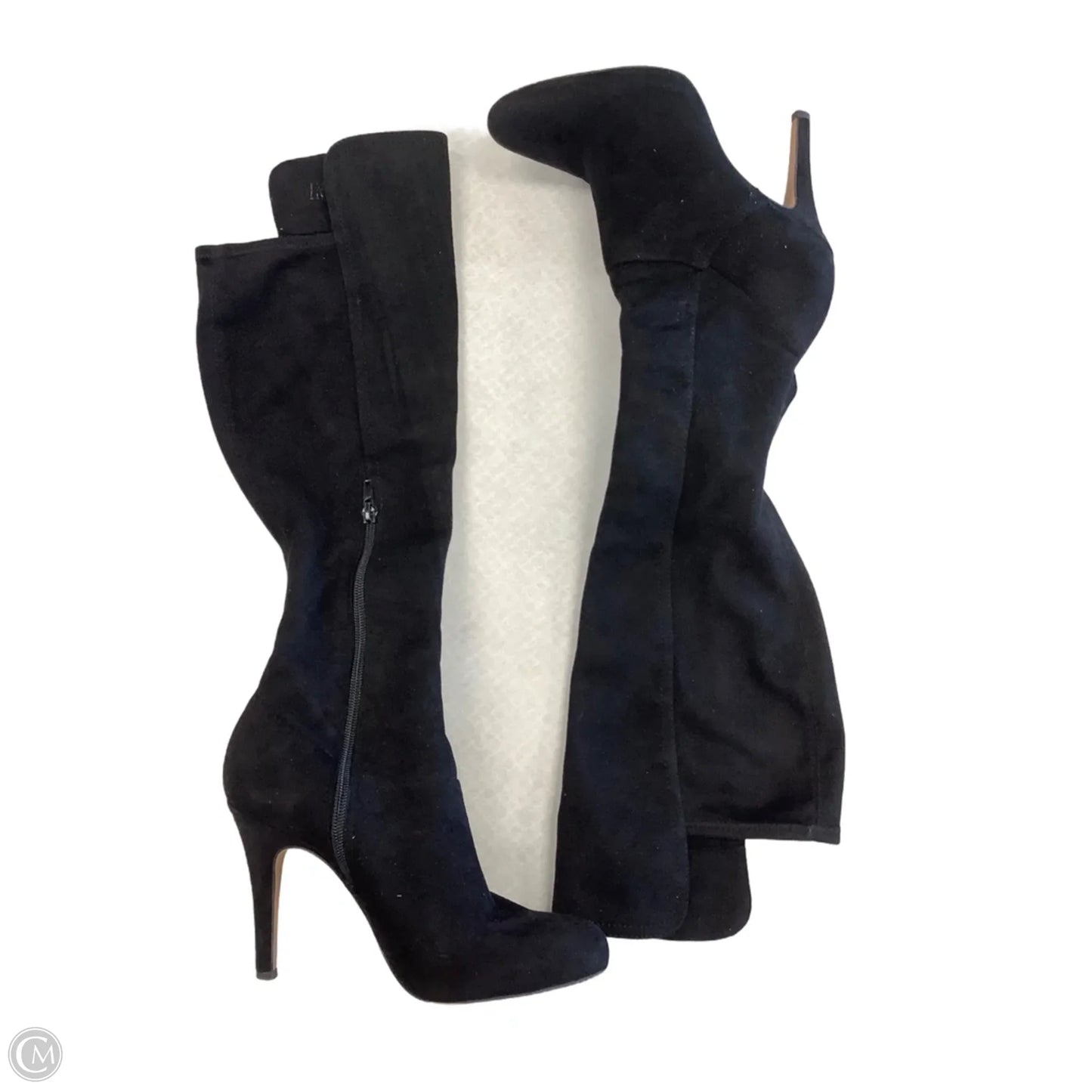 Boots Knee Heels By Inc In Black, Size: 7