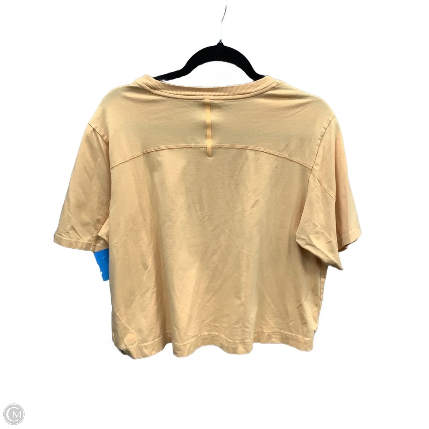 Athletic Top Short Sleeve By All In Motion In Yellow, Size: L