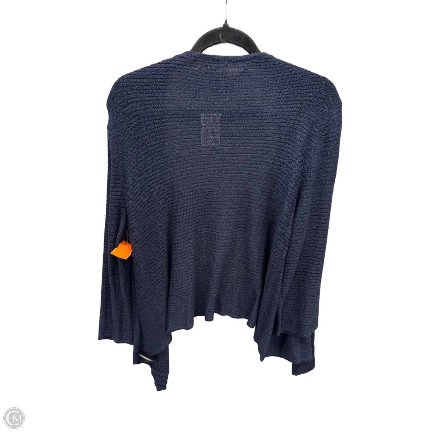 Sweater Cardigan By Cato In Navy, Size: Xl