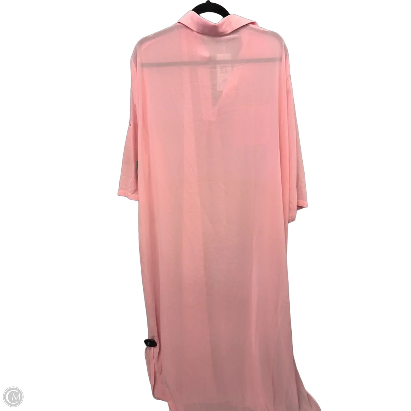 Dress Casual Maxi By Ekouaer In Pink, Size: Xxl