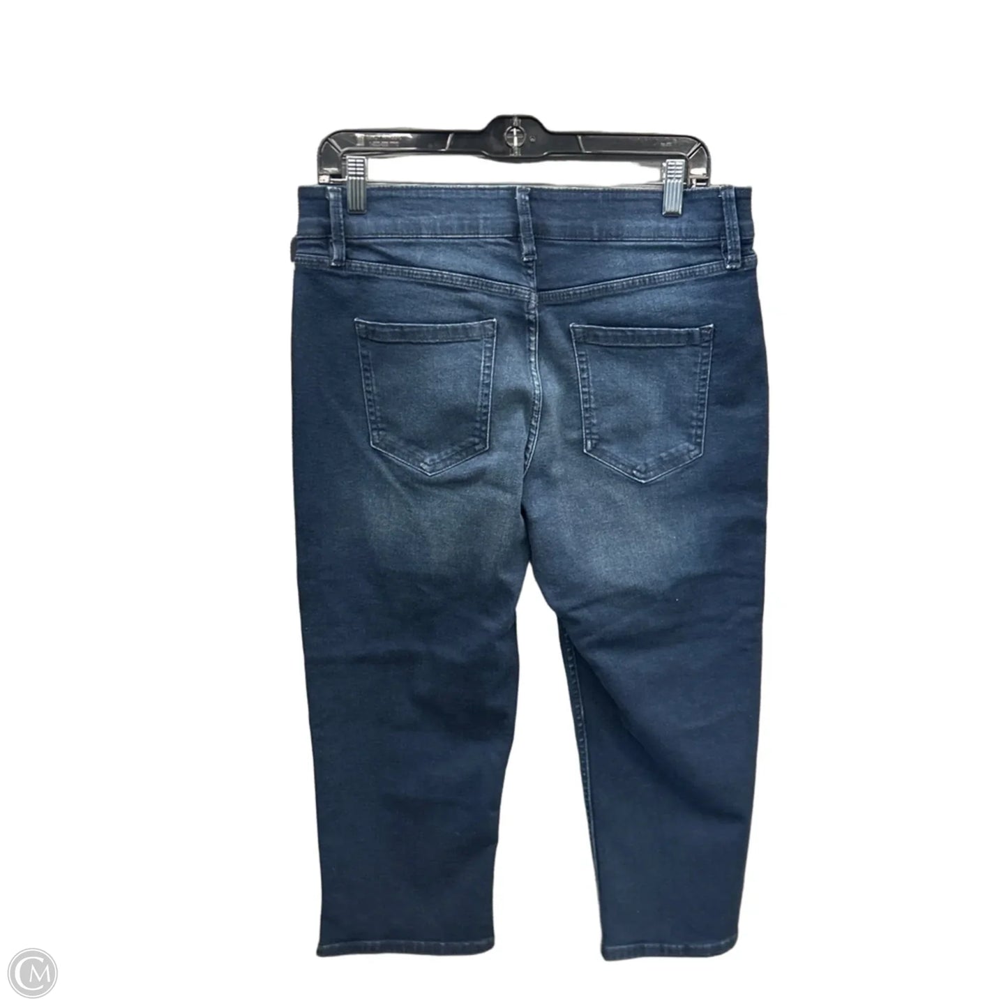 Jeans Cropped By Liz Claiborne In Blue Denim, Size: 10