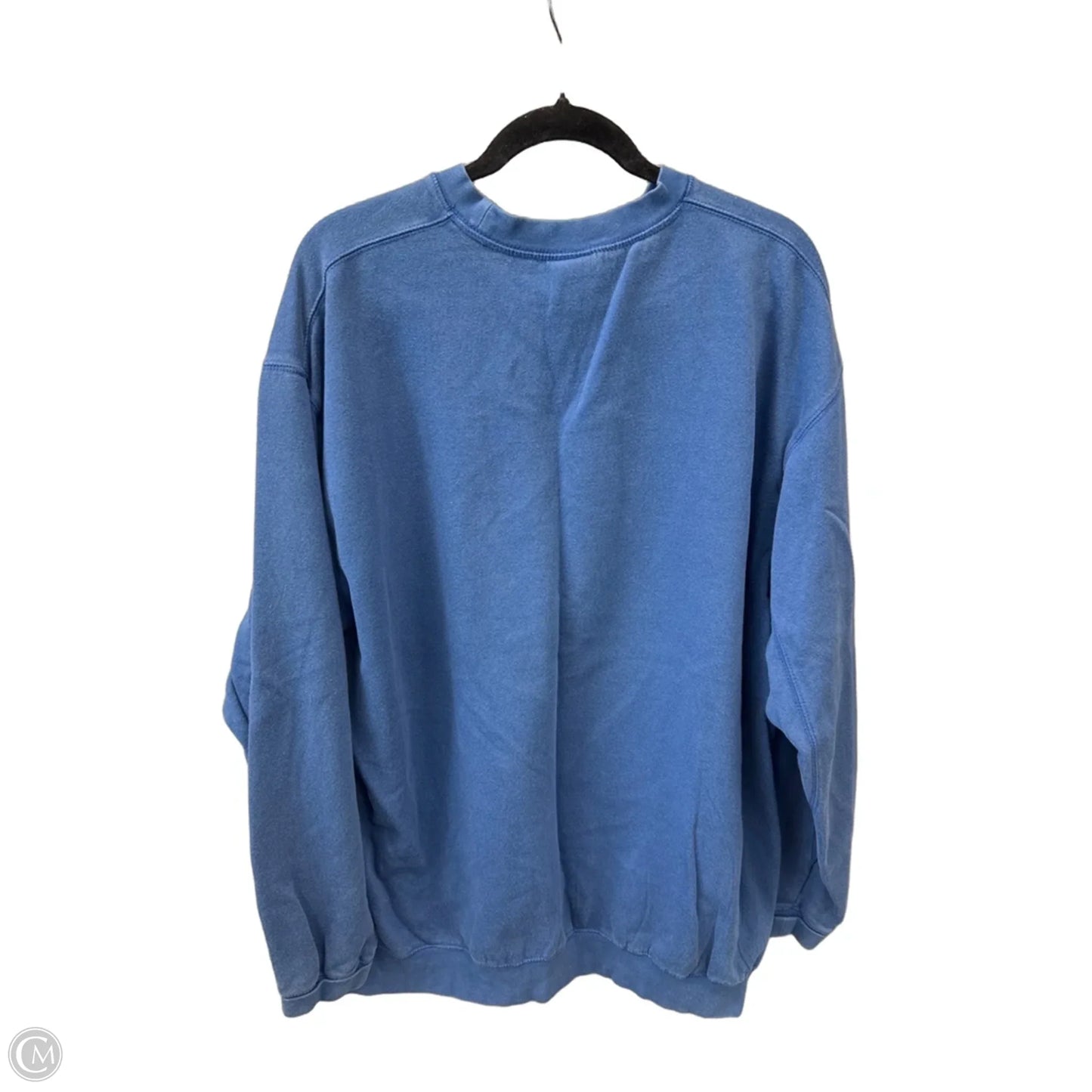Sweatshirt Crewneck By Clothes Mentor In Blue, Size: 2x