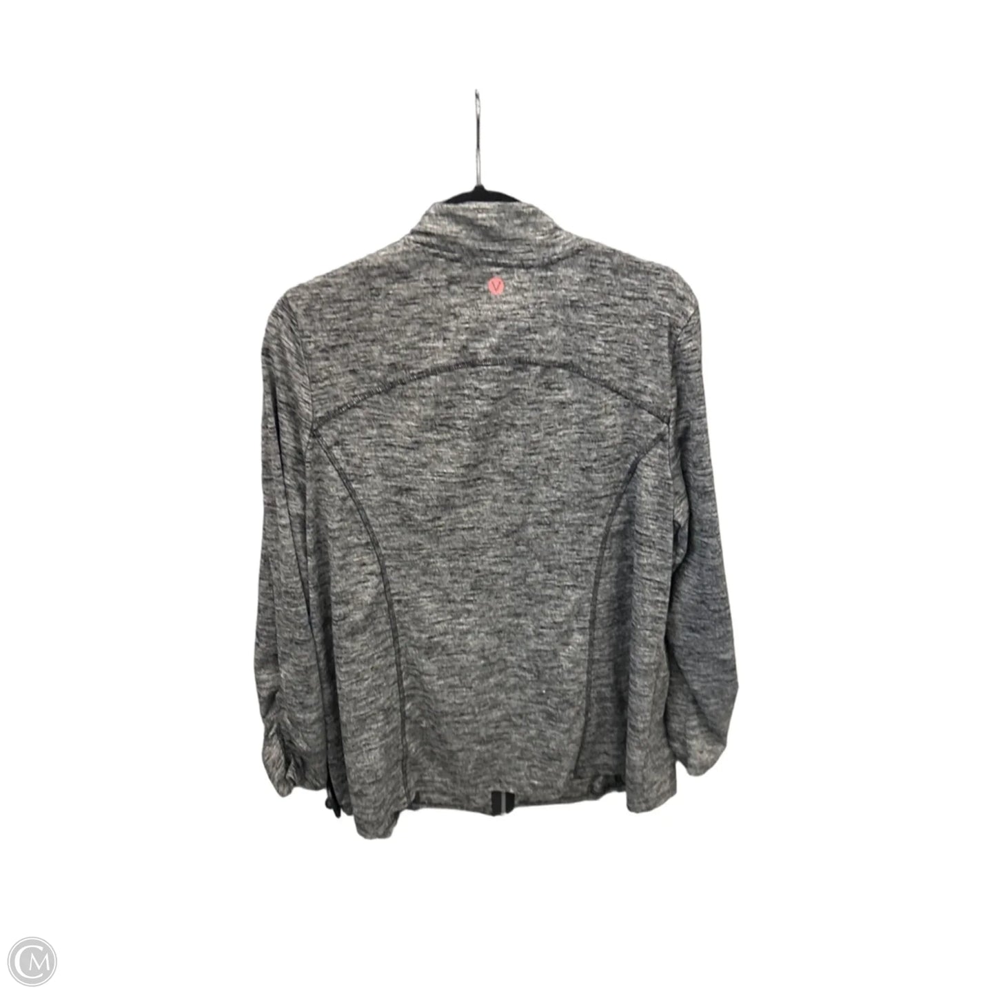 Athletic Jacket By Livi Active In Grey, Size: Xl