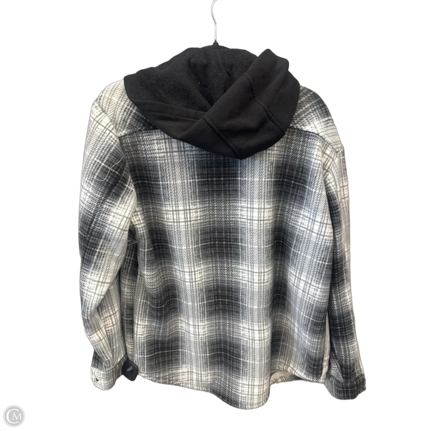 Jacket Shirt By Clothes Mentor In Plaid Pattern, Size: M