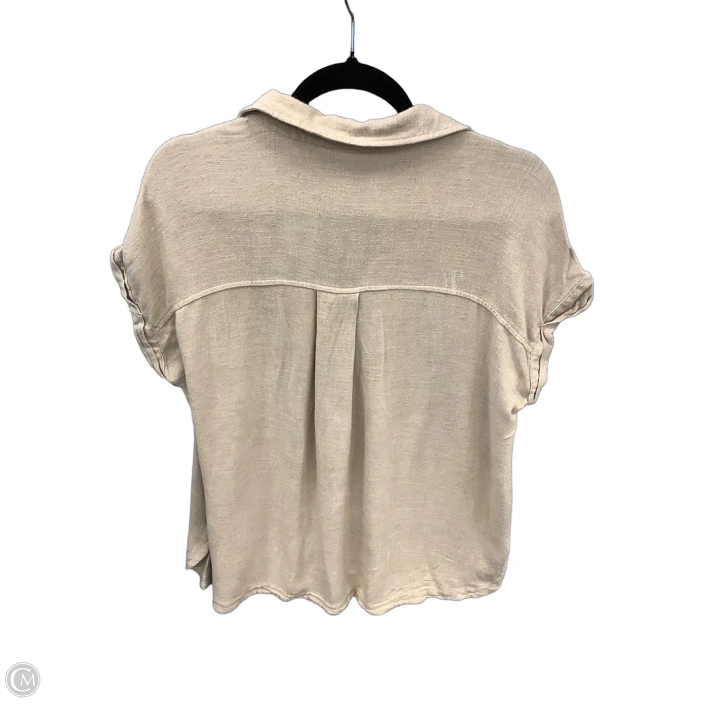 Tunic Short Sleeve By Jane And Delancey In Tan, Size: M