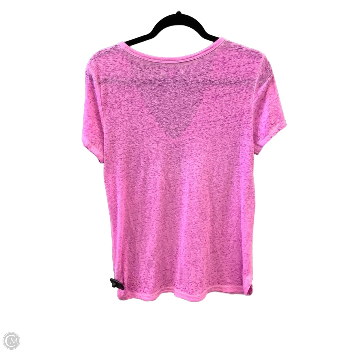 Top Short Sleeve By American Eagle In Pink, Size: Xl