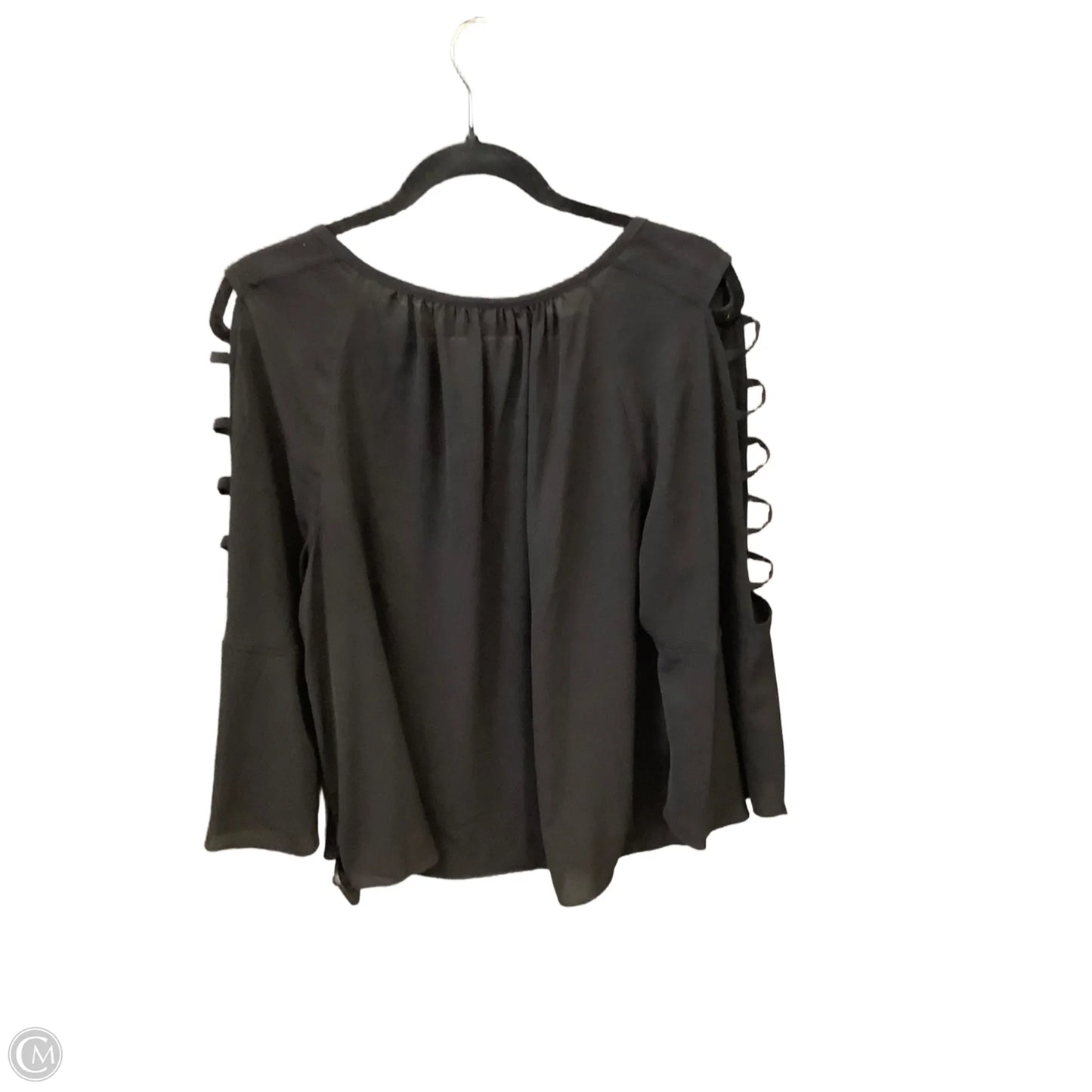 Top Long Sleeve By Jennifer Lopez In Black, Size: Xxl