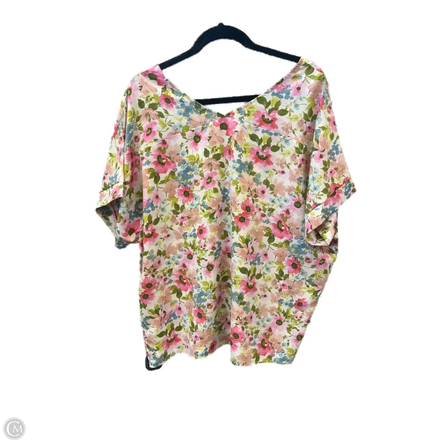 Top Short Sleeve By Jodifl In Floral Print, Size: S