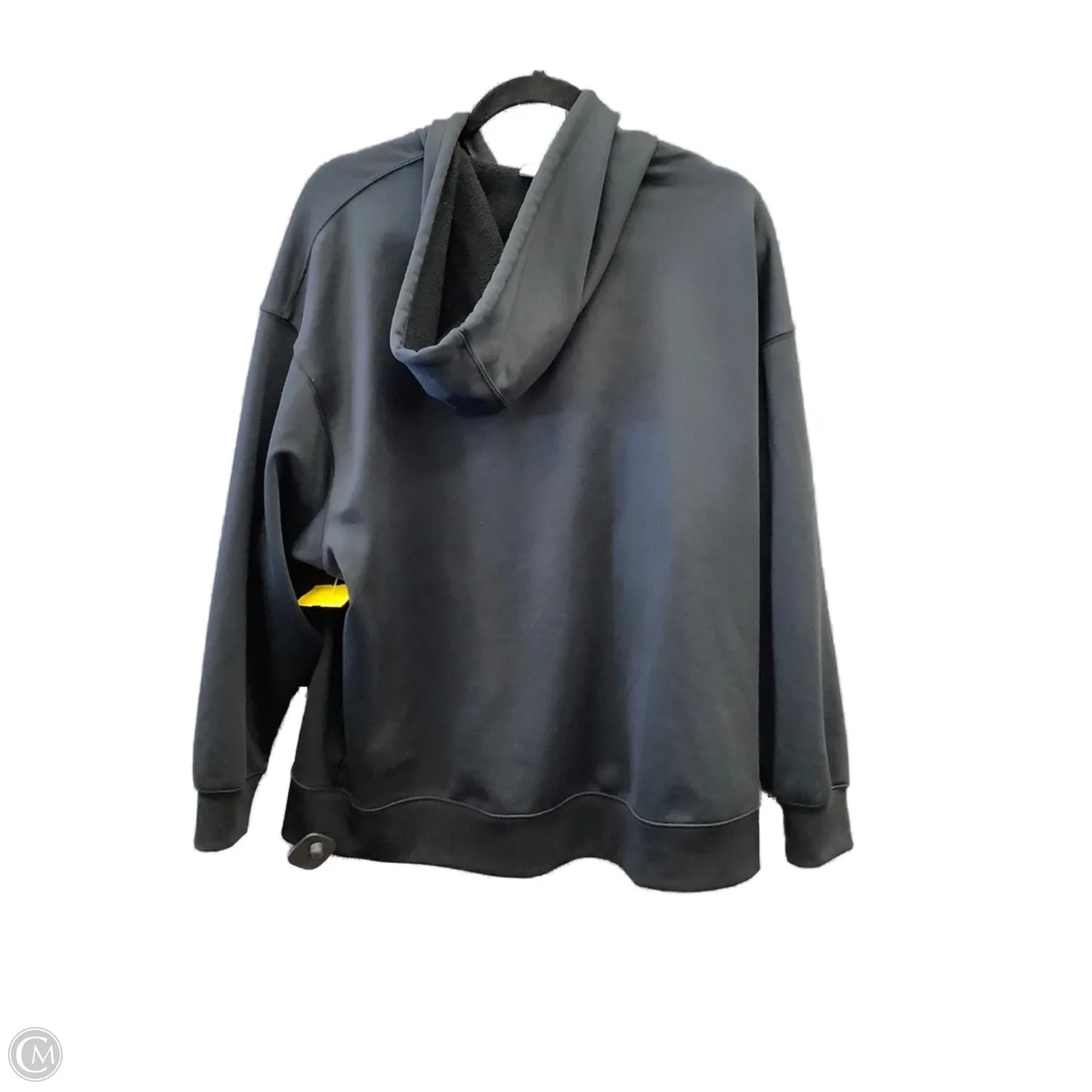 Athletic Top Long Sleeve Hoodie By Nike In Black, Size: Xl