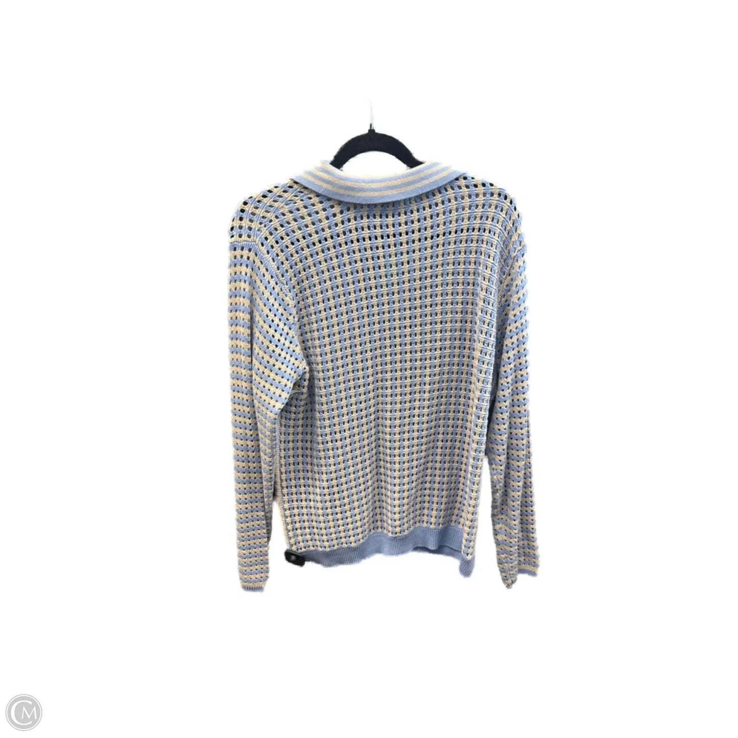 Sweater By Maurices In Striped Pattern, Size: L