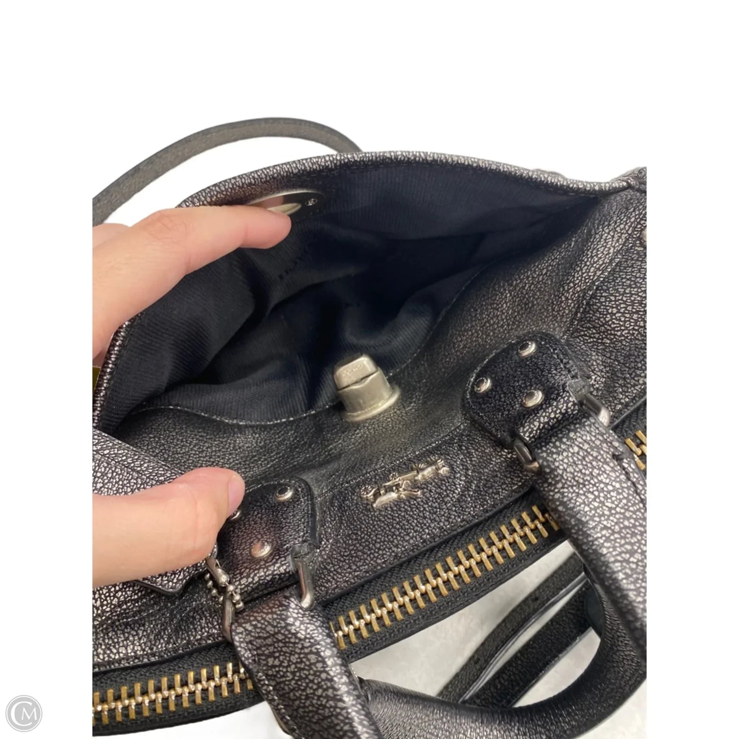 Handbag Designer By Coach, Size: Small