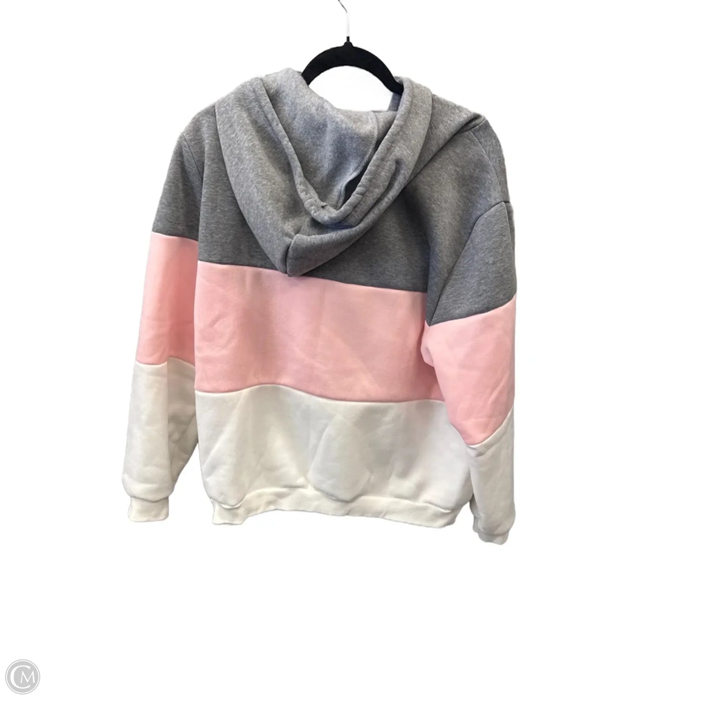 Top Long Sleeve By Shein In Grey, Size: 2x