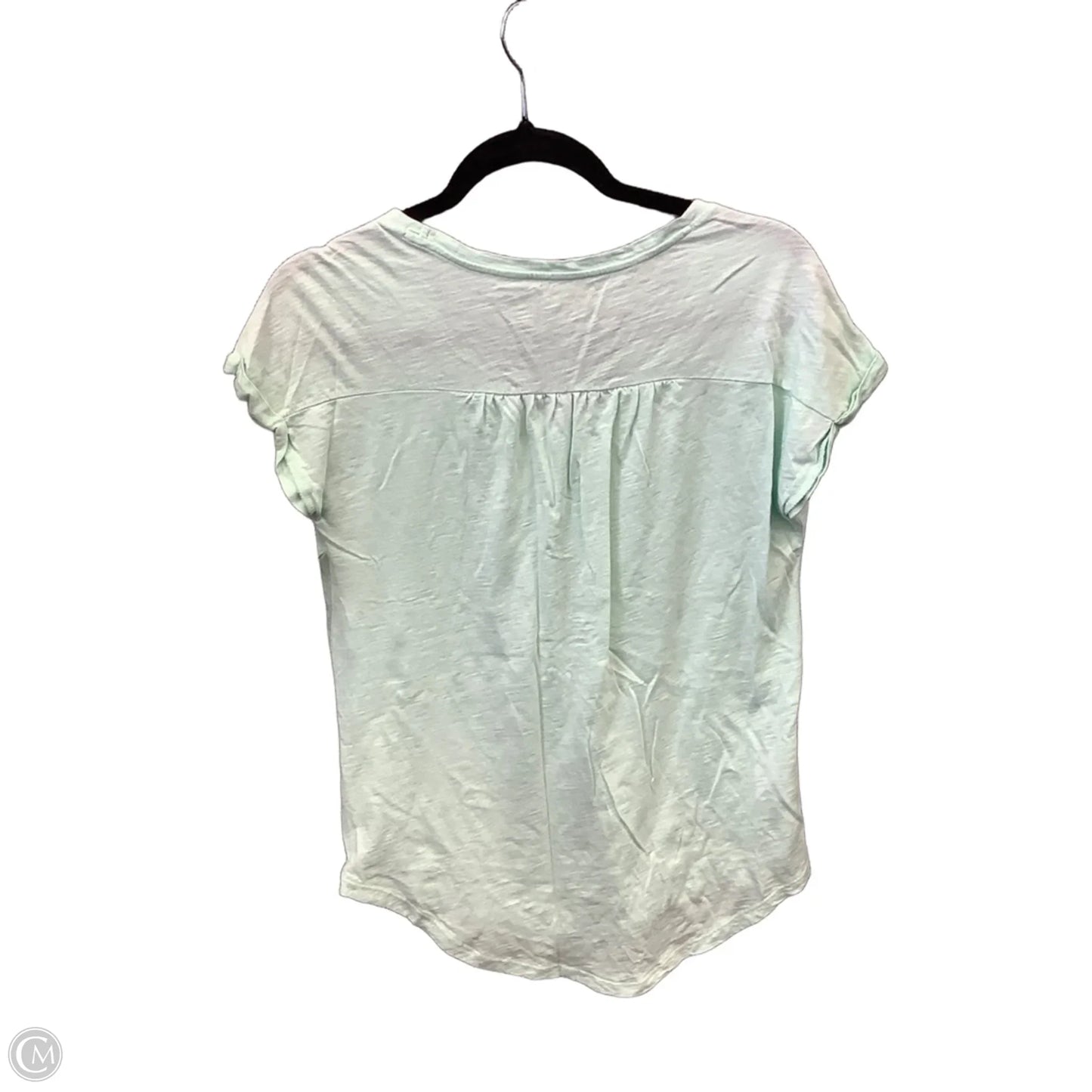 Top Short Sleeve By Eddie Bauer In Green, Size: S