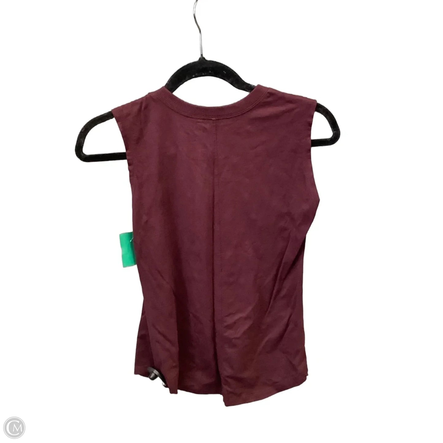 Top Sleeveless By Loft In Maroon, Size: Xs