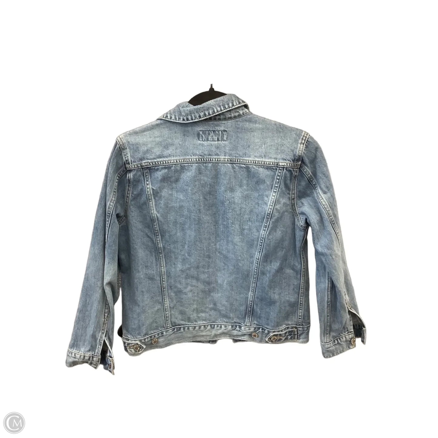 Jacket Denim By Lucky Brand In Blue Denim, Size: M