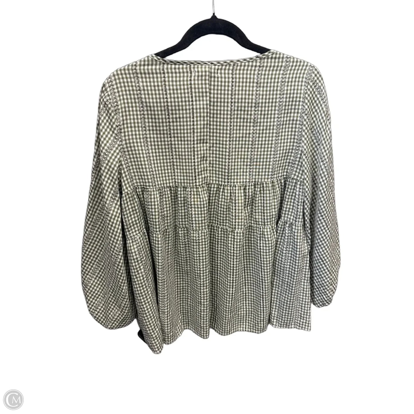 Top Long Sleeve By Max Studio In Green, Size: M