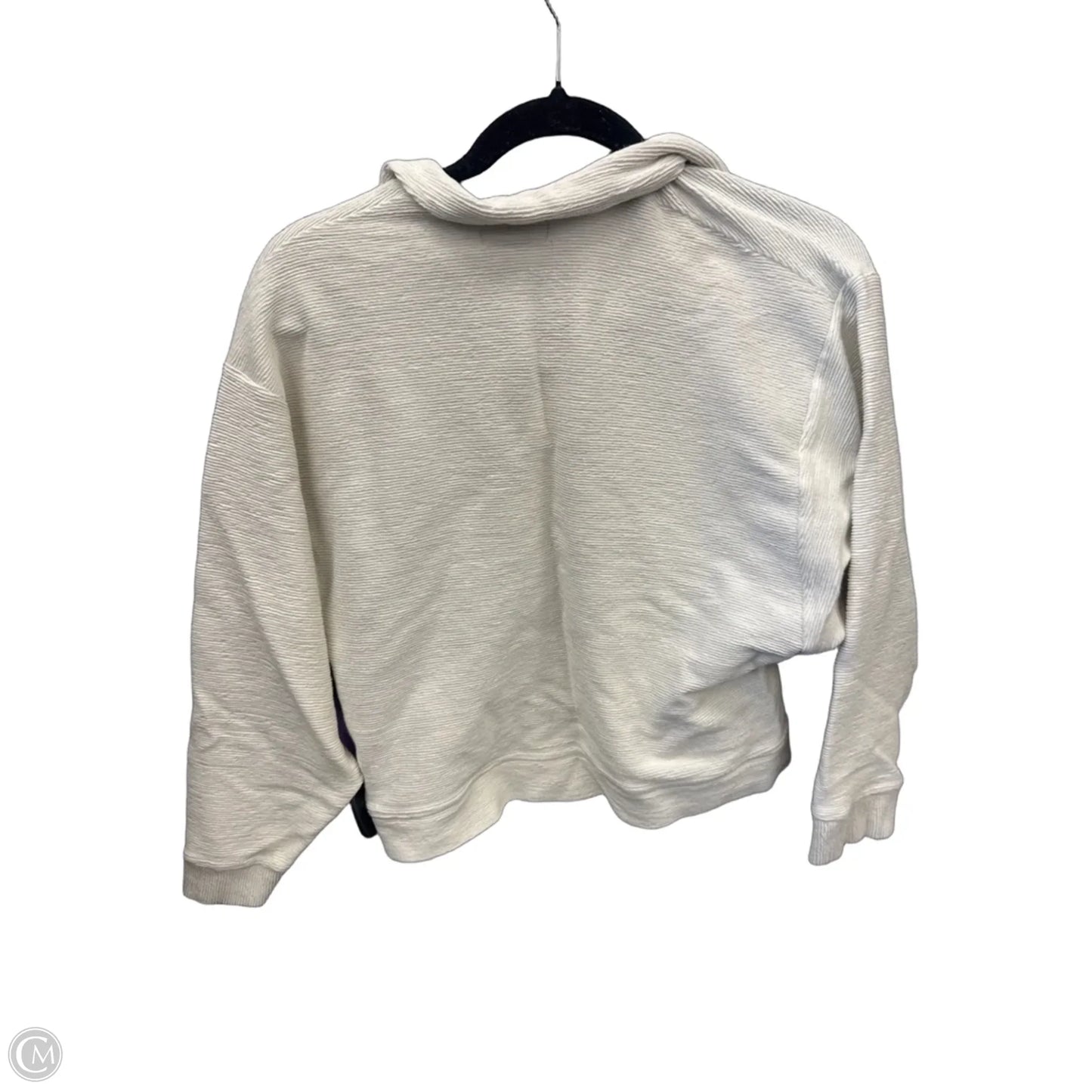 Top Long Sleeve By Madewell In Cream, Size: M