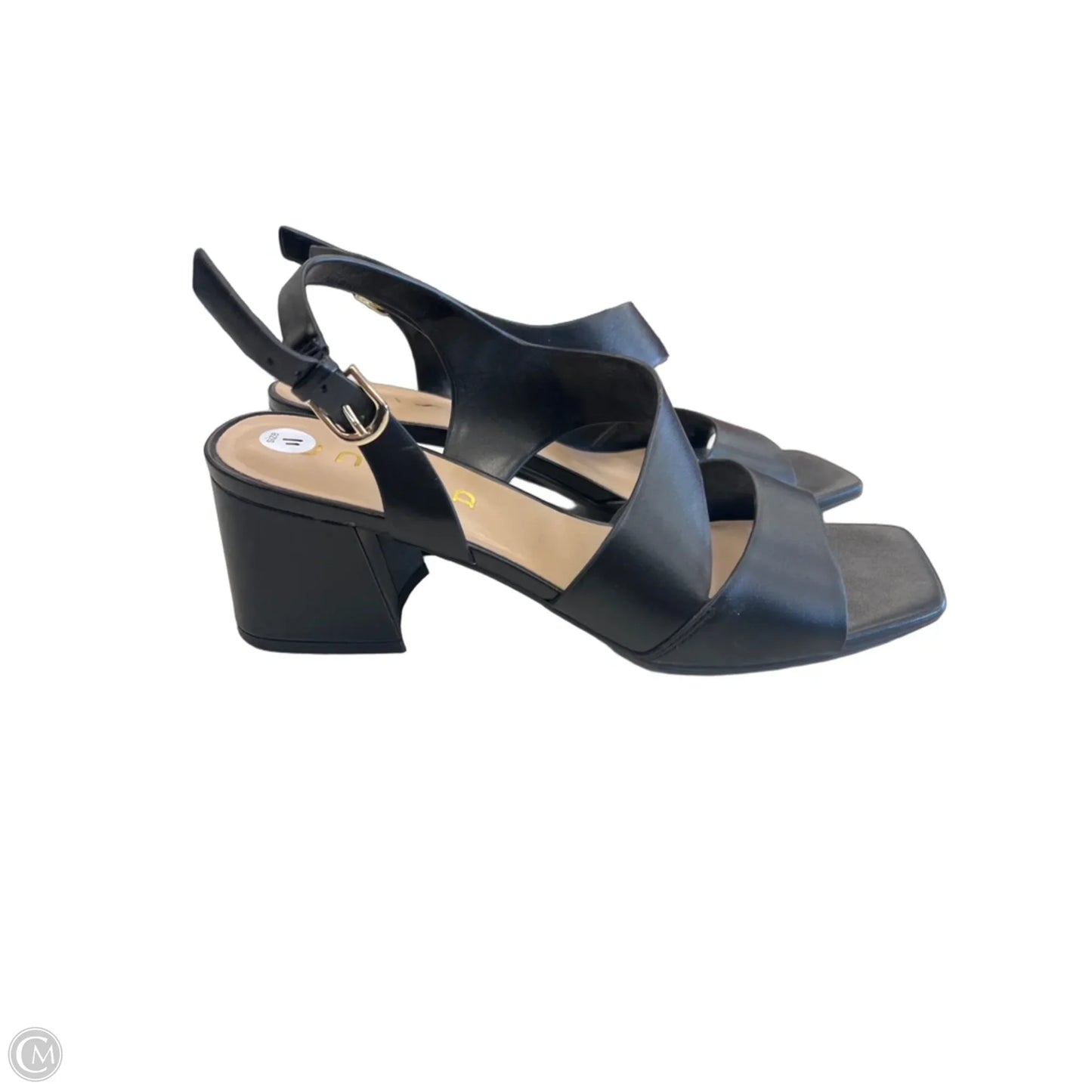 Sandals Heels Block By Unisa In Black, Size: 11