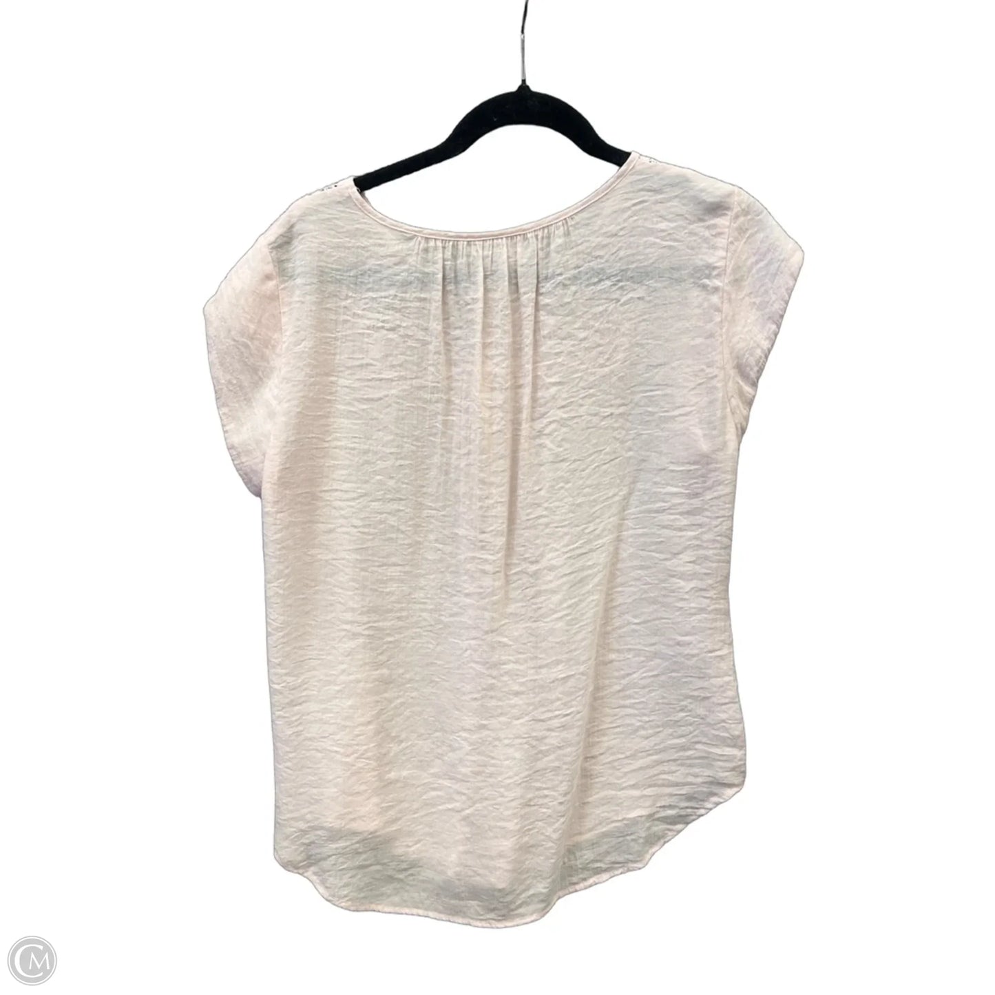 Top Short Sleeve By Liz Claiborne In Pink, Size: M