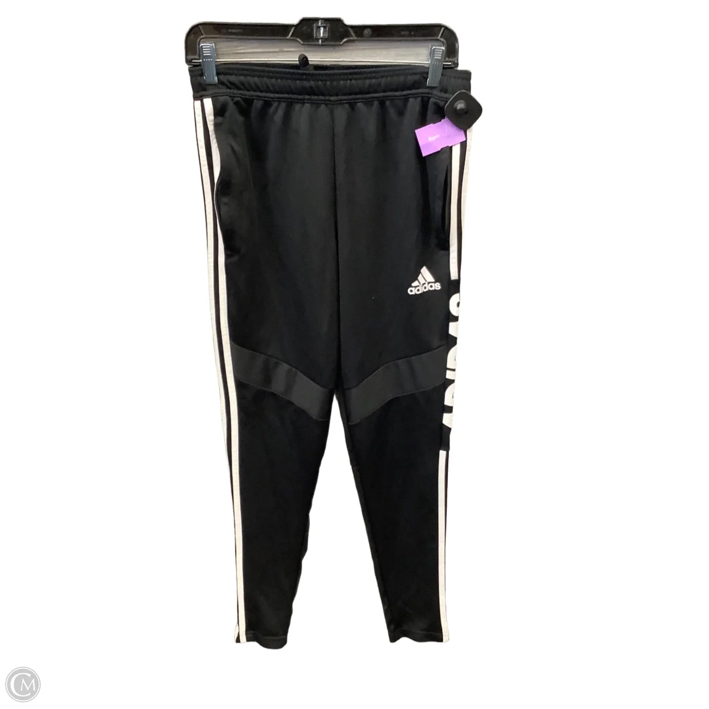 Athletic Pants By Adidas In Black, Size: S