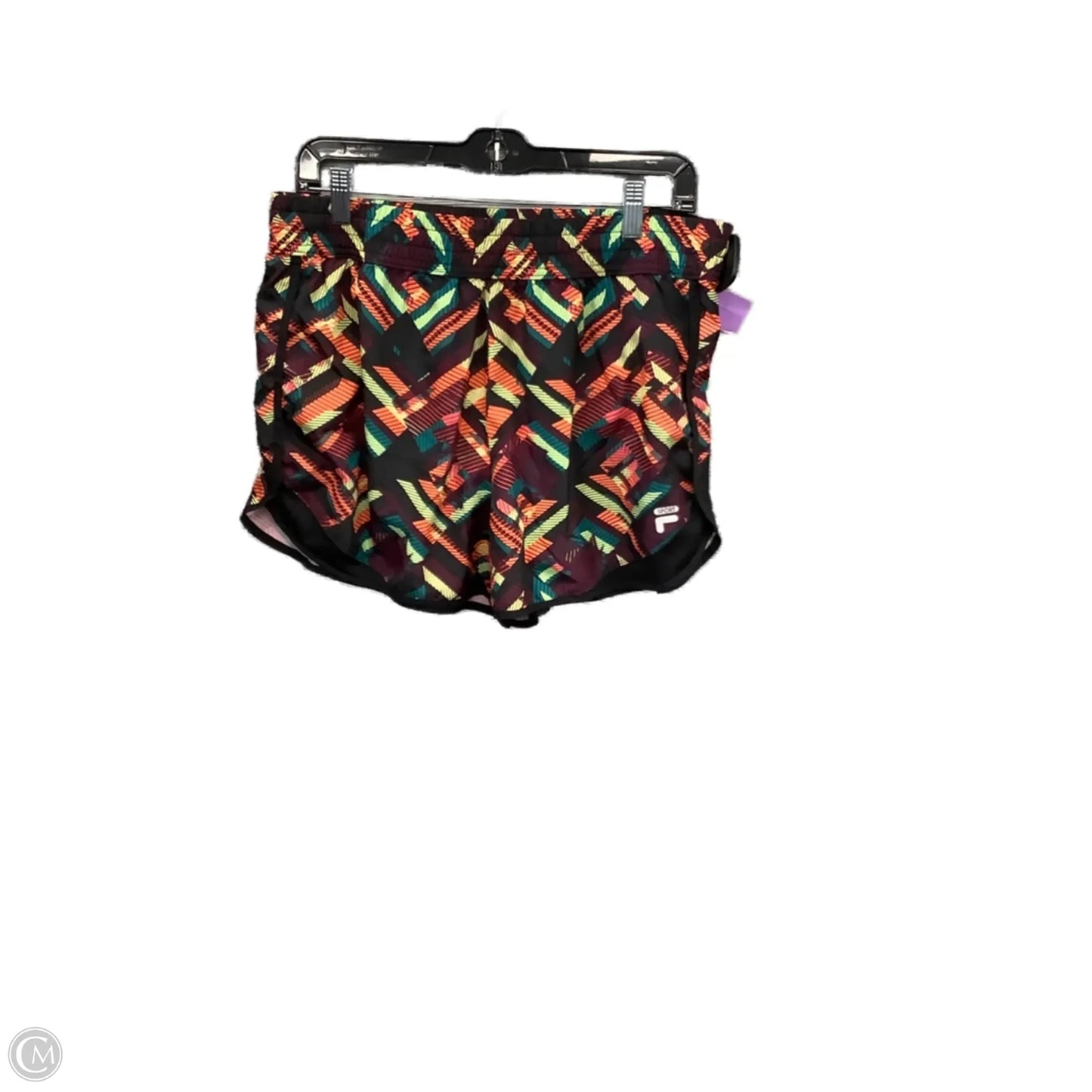 Athletic Shorts By Fila In Multi-colored, Size: L