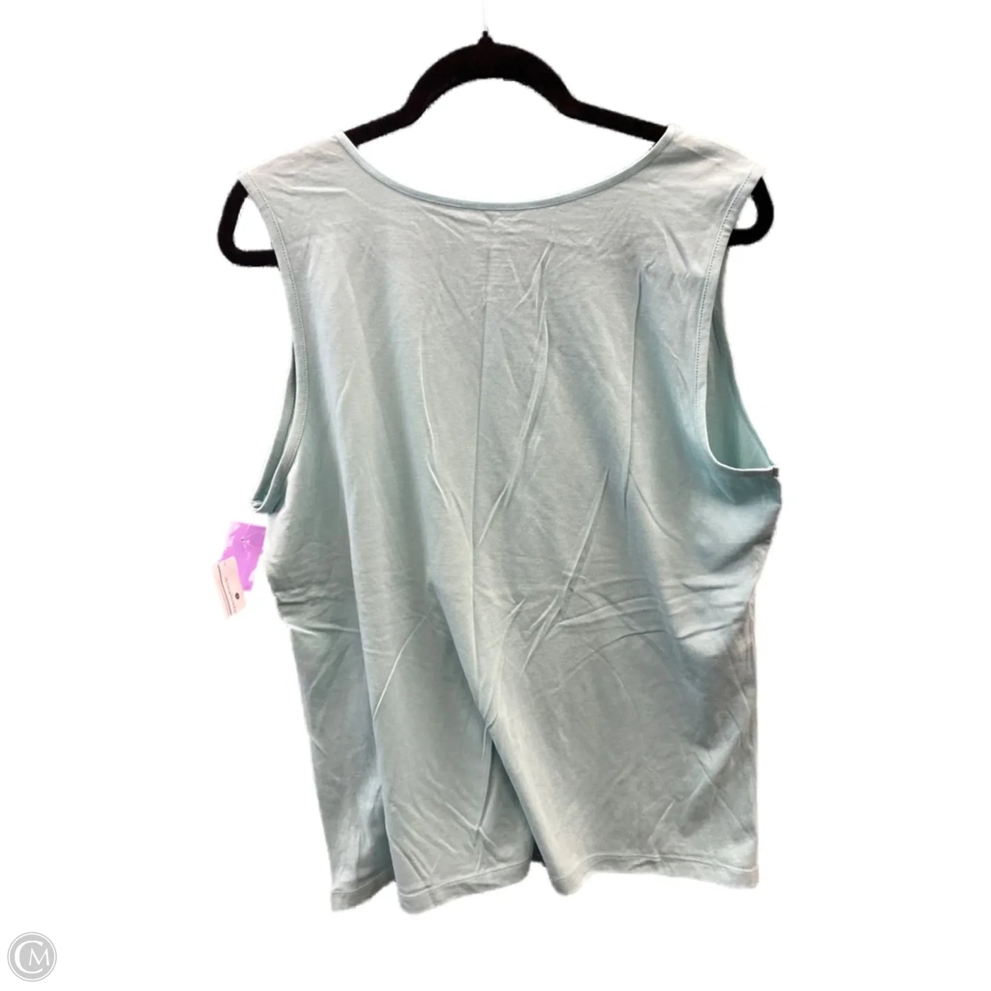 Top Sleeveless By Christopher And Banks In Blue, Size: Xl