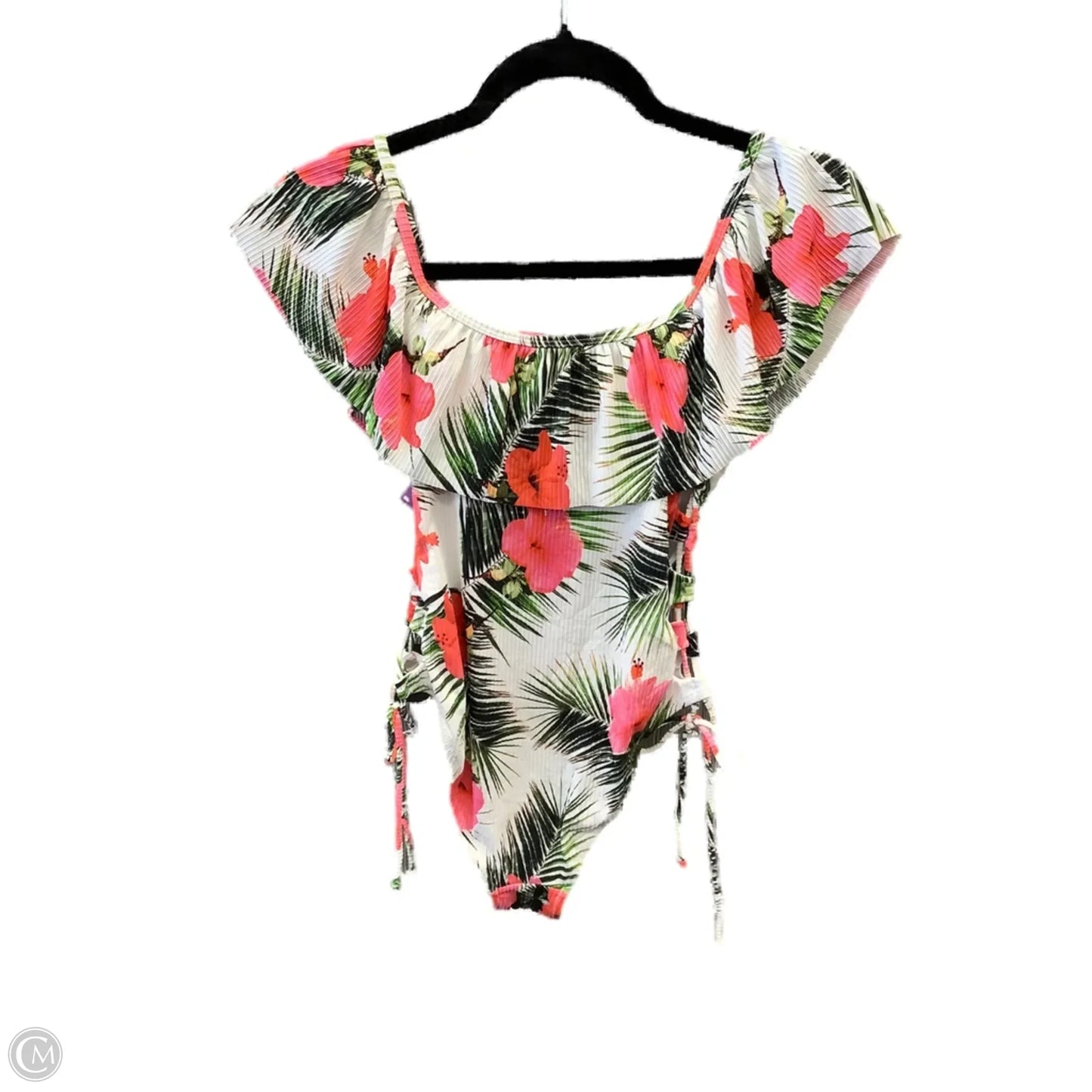 Swimsuit By Clothes Mentor In Floral Print, Size: S