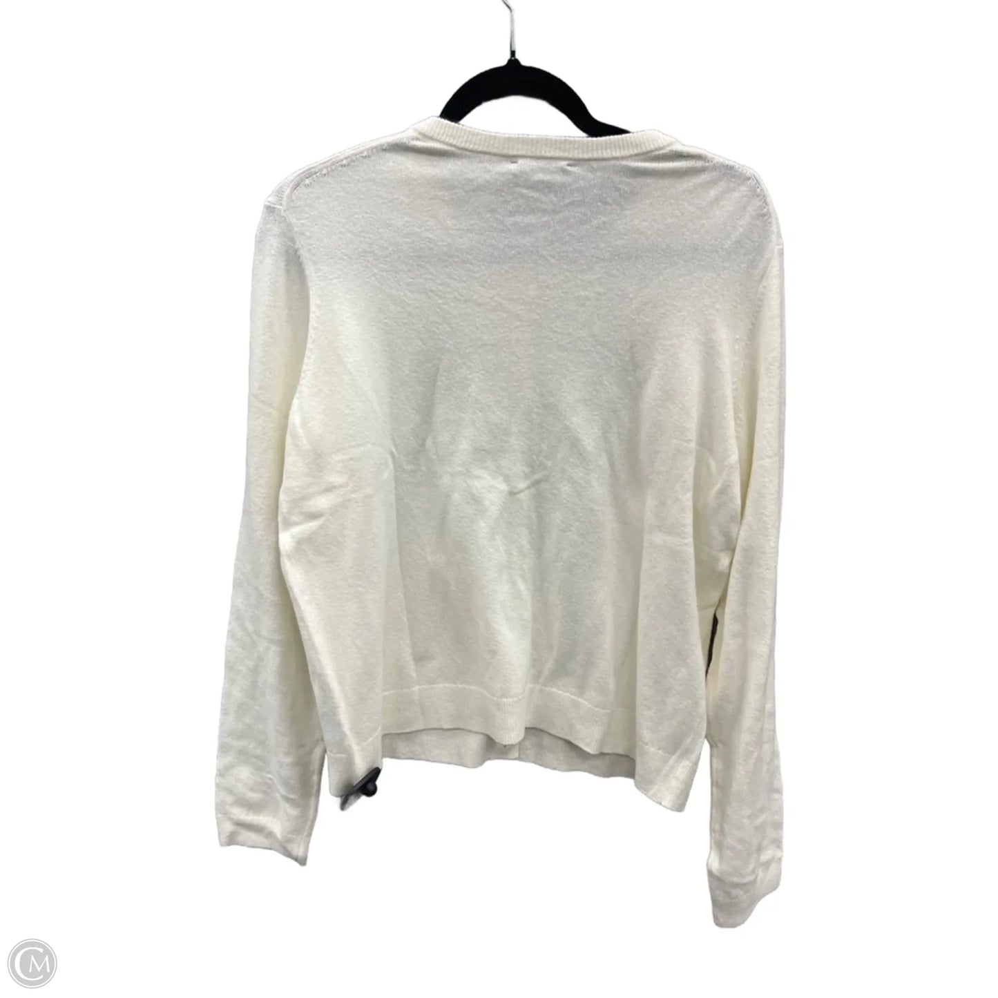 Cardigan By Gap In White, Size: L