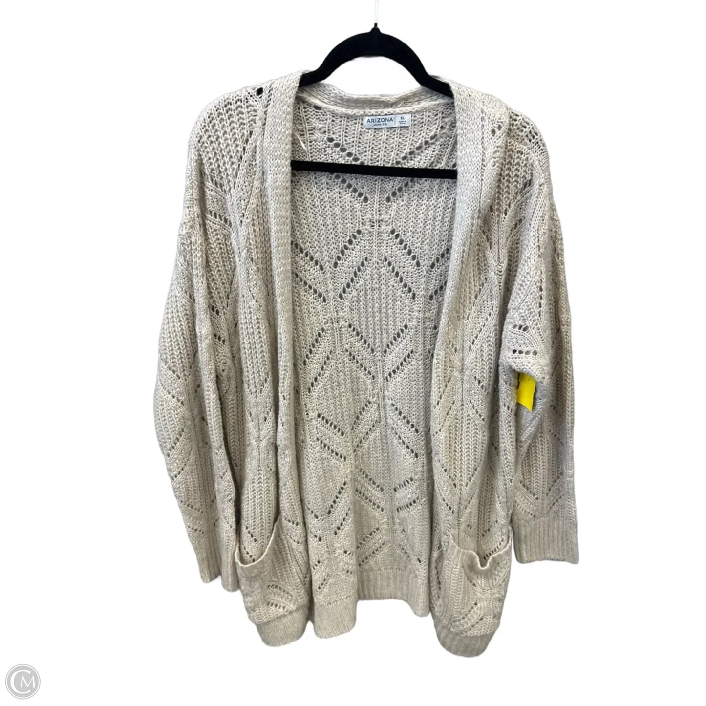 Cardigan By Arizona In Beige, Size: Xl