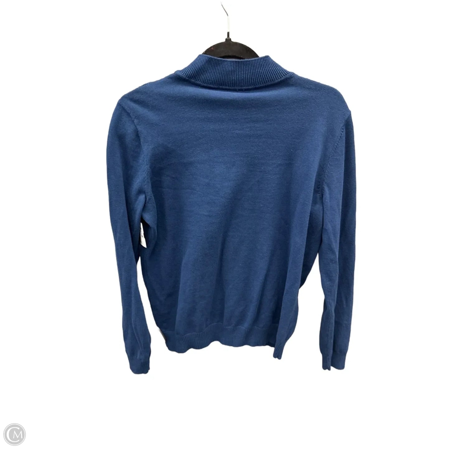 Sweatshirt Collar By Clothes Mentor In Blue, Size: M