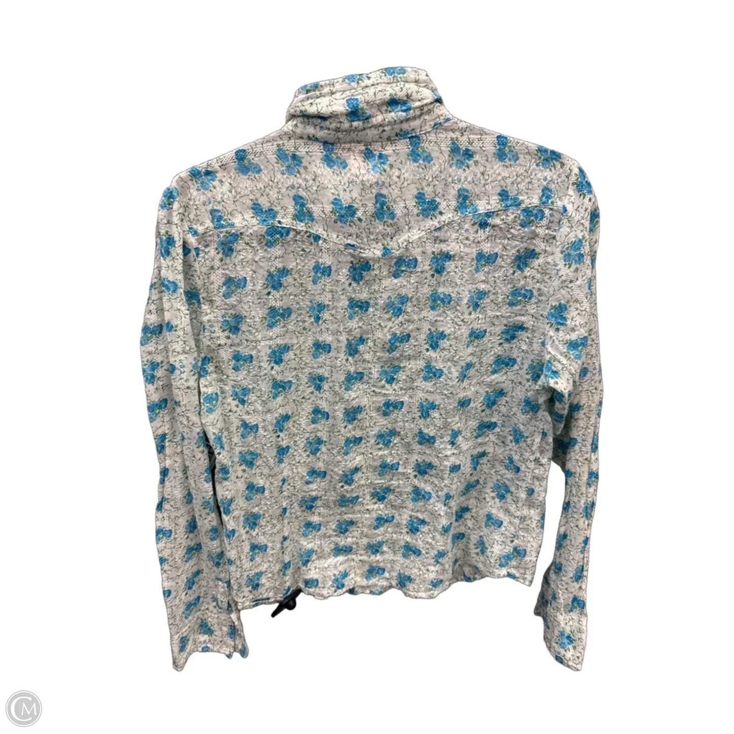 Top Long Sleeve By Clothes Mentor In Floral Print, Size: L