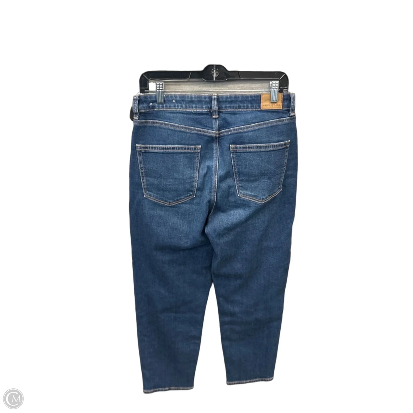 Jeans Skinny By American Eagle In Blue Denim, Size: 10