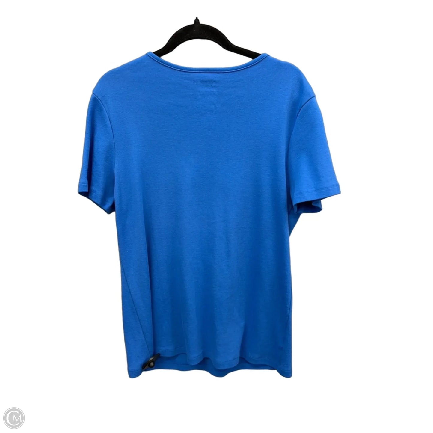 Top Short Sleeve By Time And Tru In Blue, Size: Xxl