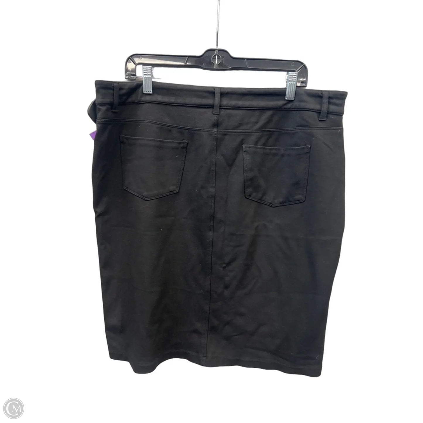 Skirt Midi By Clothes Mentor In Black, Size: 20