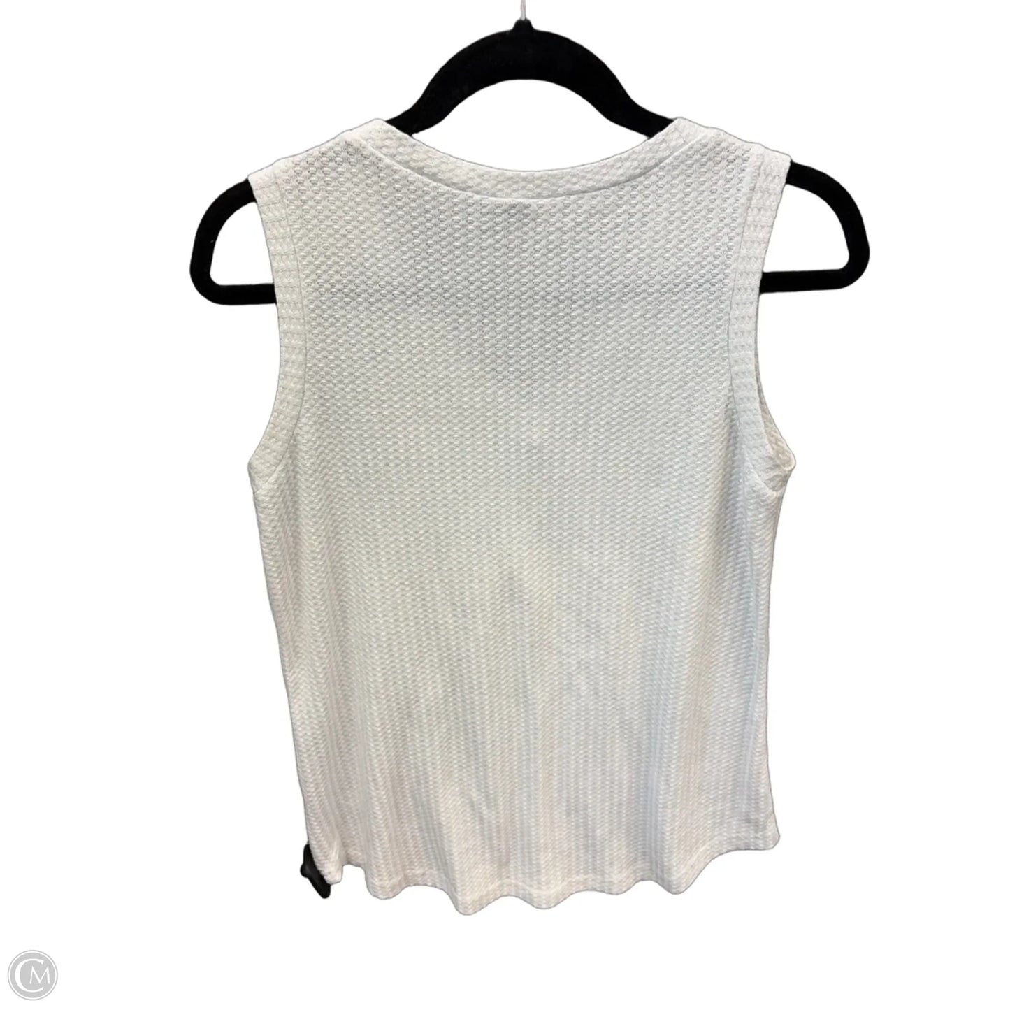 Top Sleeveless By Clothes Mentor In White, Size: S