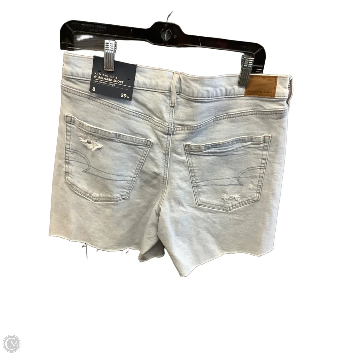 Shorts By American Eagle In Blue Denim, Size: 8