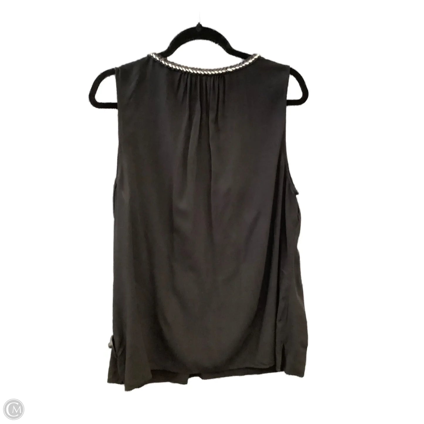 Top Sleeveless By Cj Banks In Black, Size: 1x