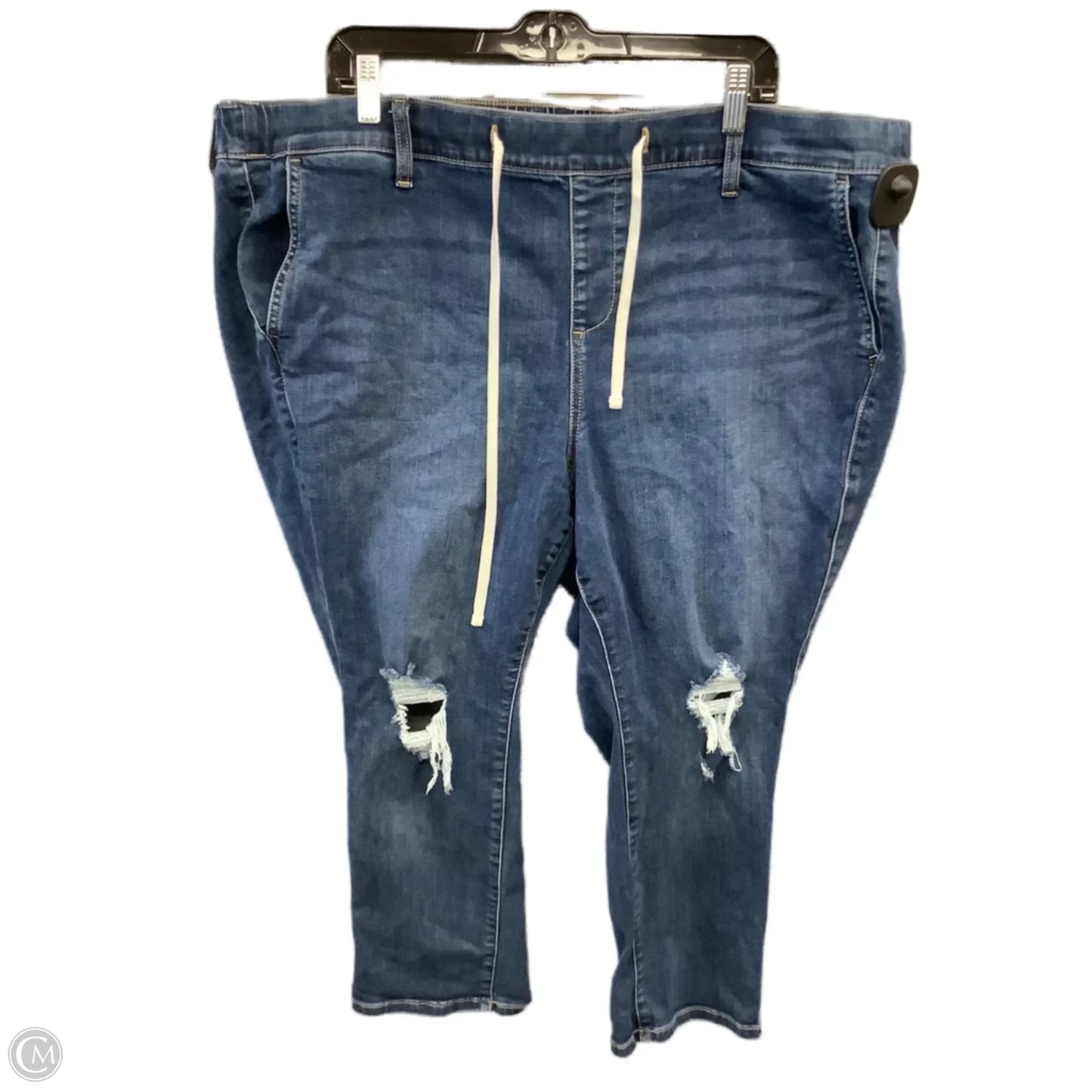 Jeans Skinny By Torrid In Blue Denim, Size: 22