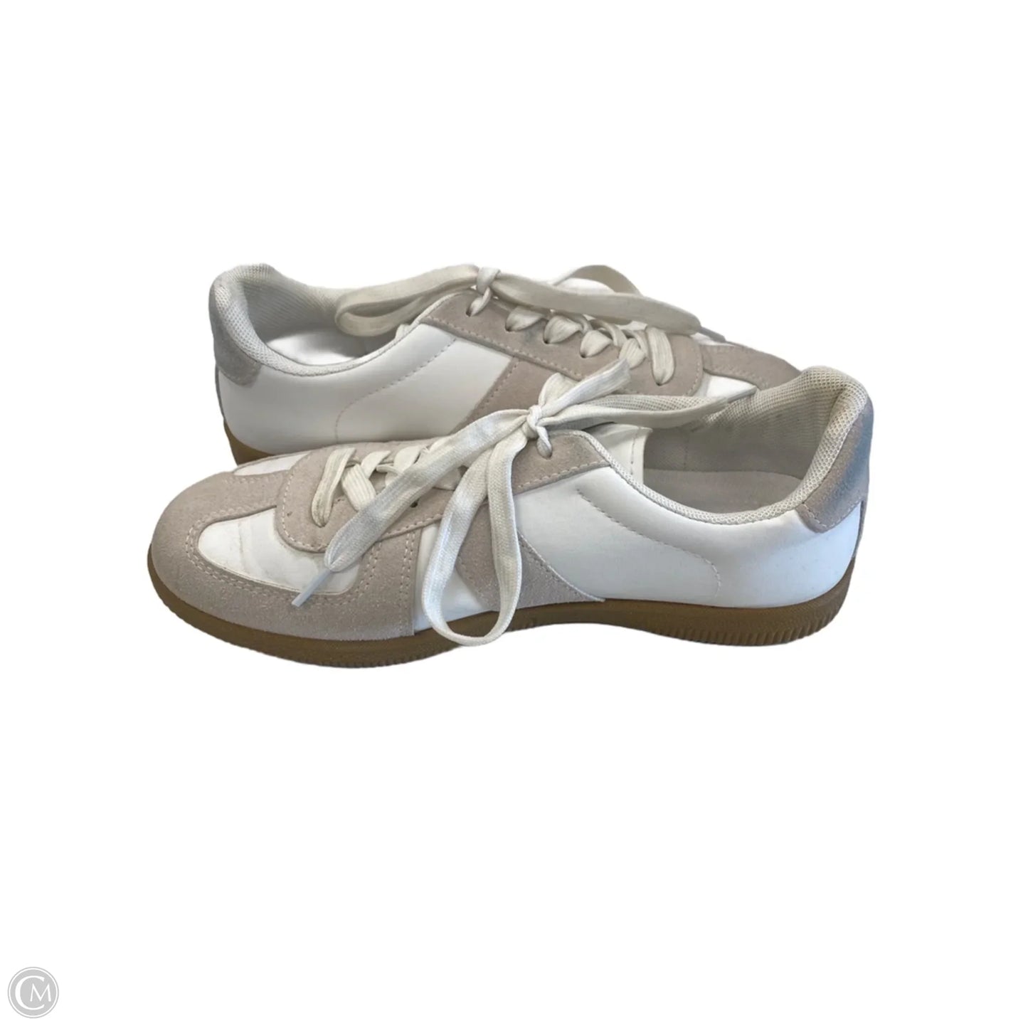 Shoes Sneakers By Madden Girl In Cream & White, Size: 8.5