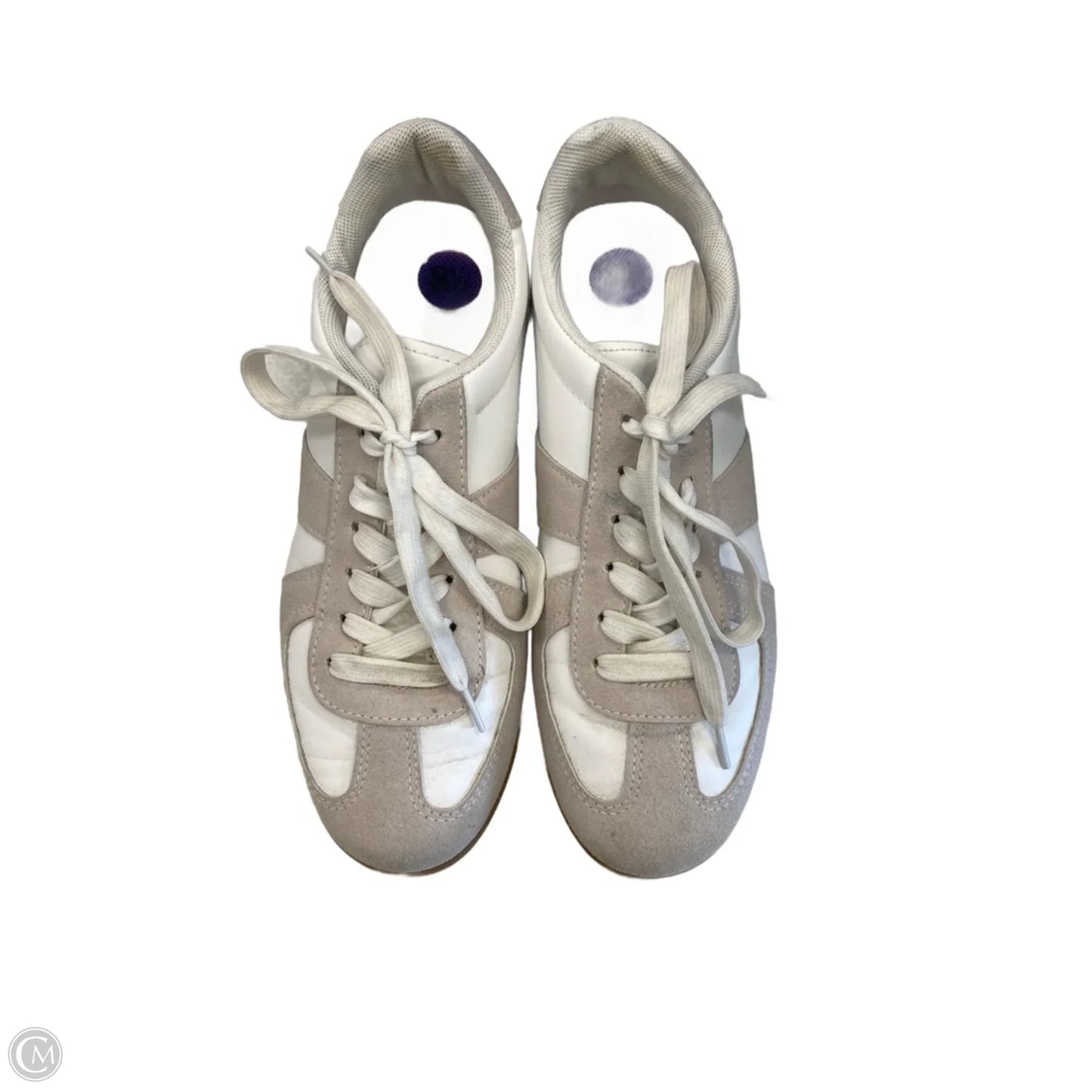 Shoes Sneakers By Madden Girl In Cream & White, Size: 8.5