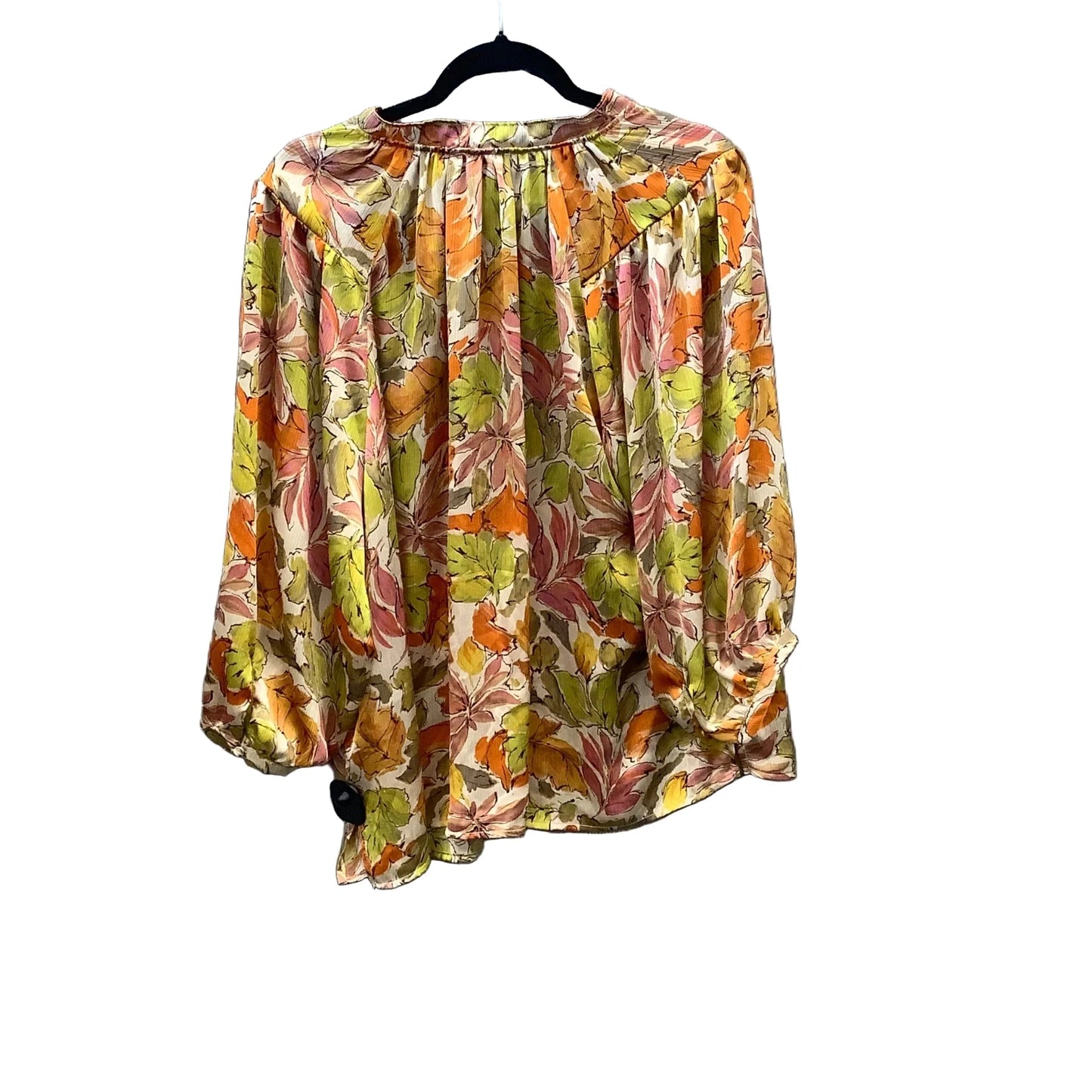 Top Long Sleeve By Vince Camuto In Multi-colored, Size: 1x