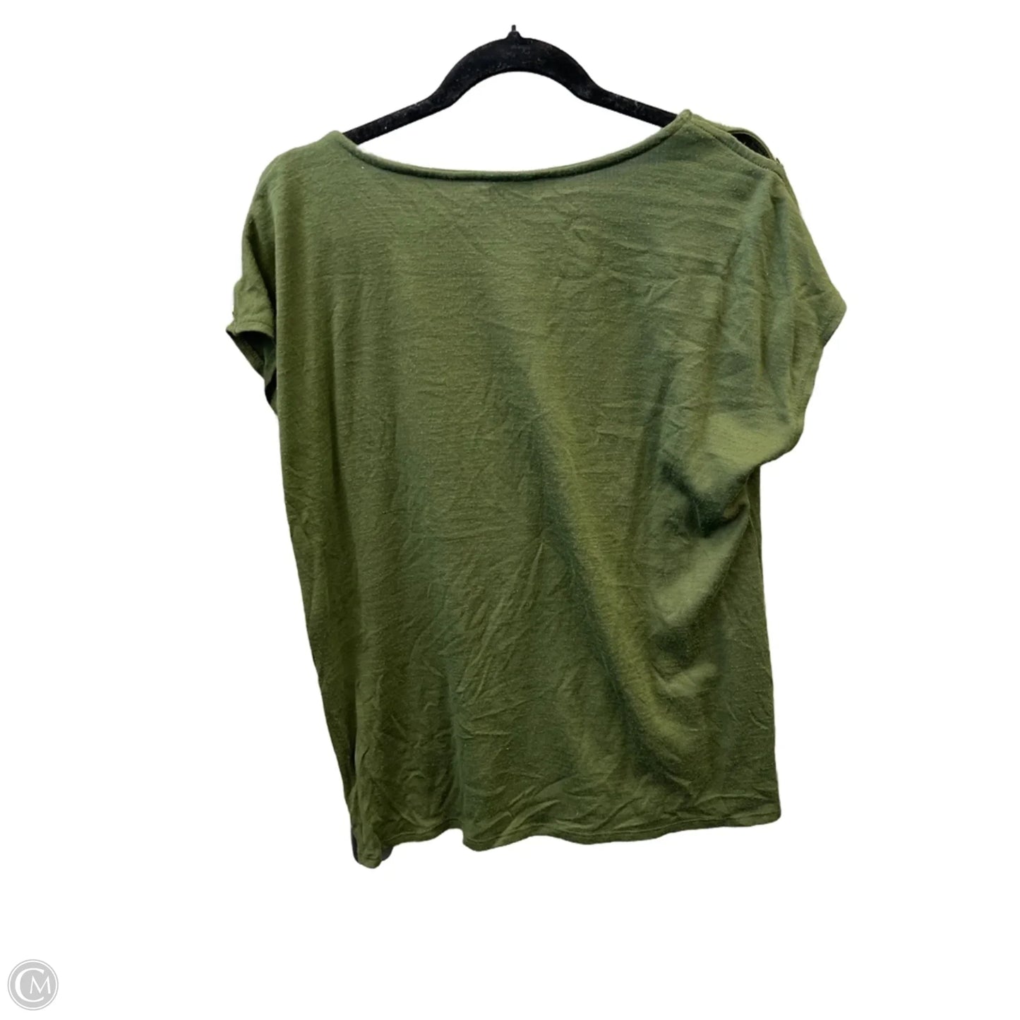 Top Short Sleeve By Worthington In Green, Size: L