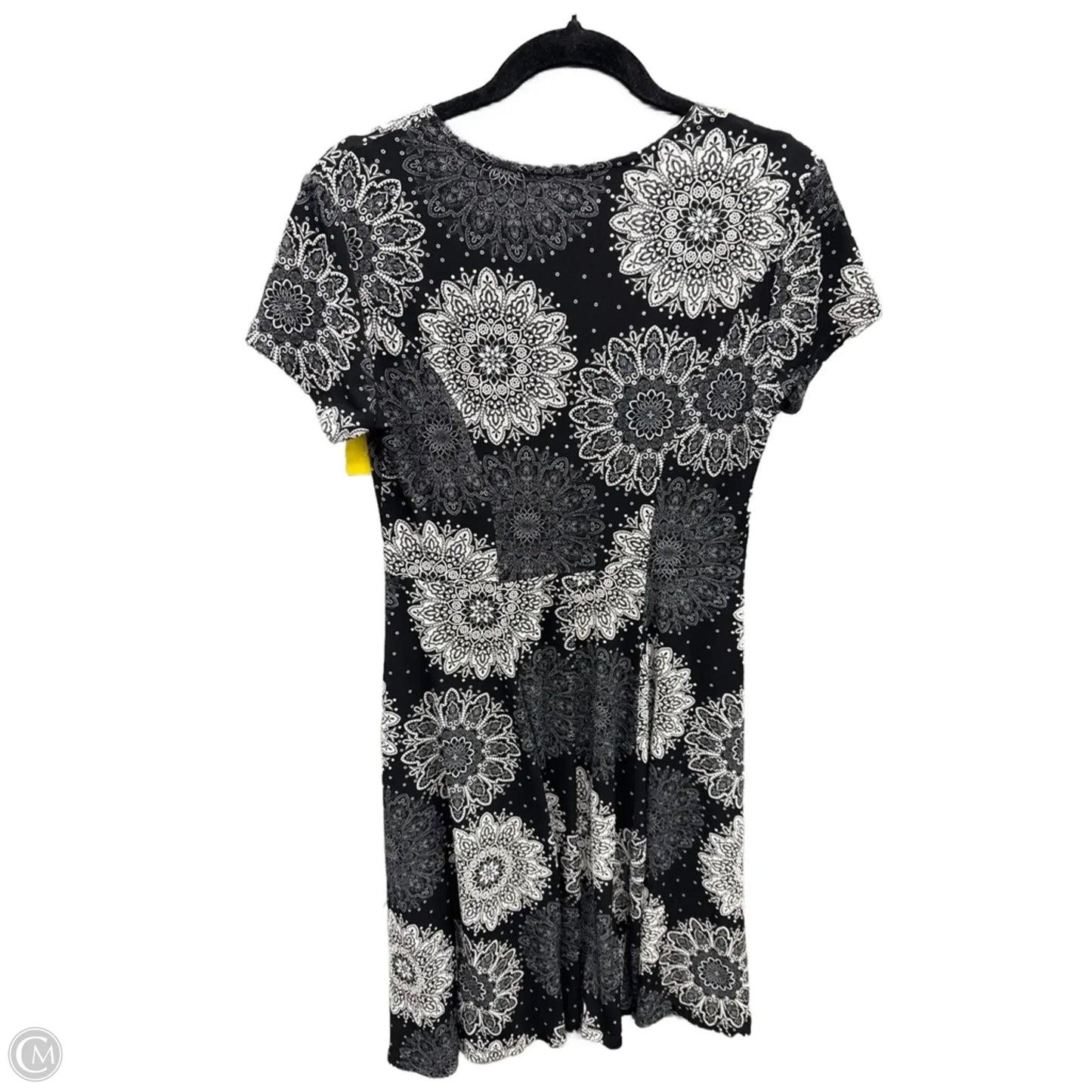 Dress Casual Midi By Croft And Barrow In Black & White, Size: S