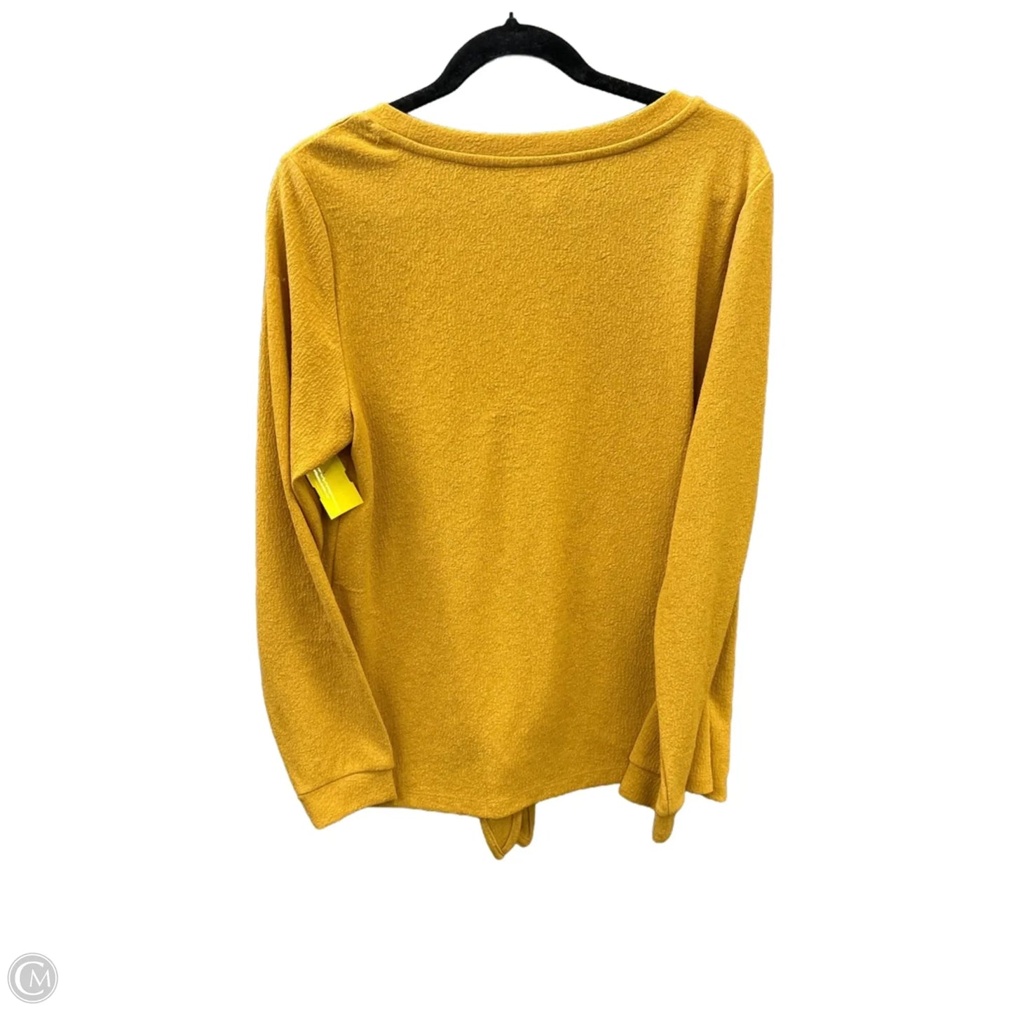 Top Long Sleeve By Christopher And Banks In Yellow, Size: M