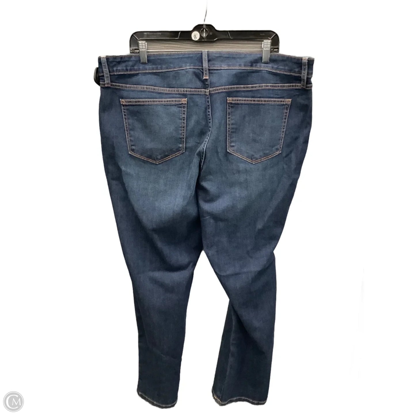 Jeans Straight By St Johns Bay In Blue Denim, Size: 18