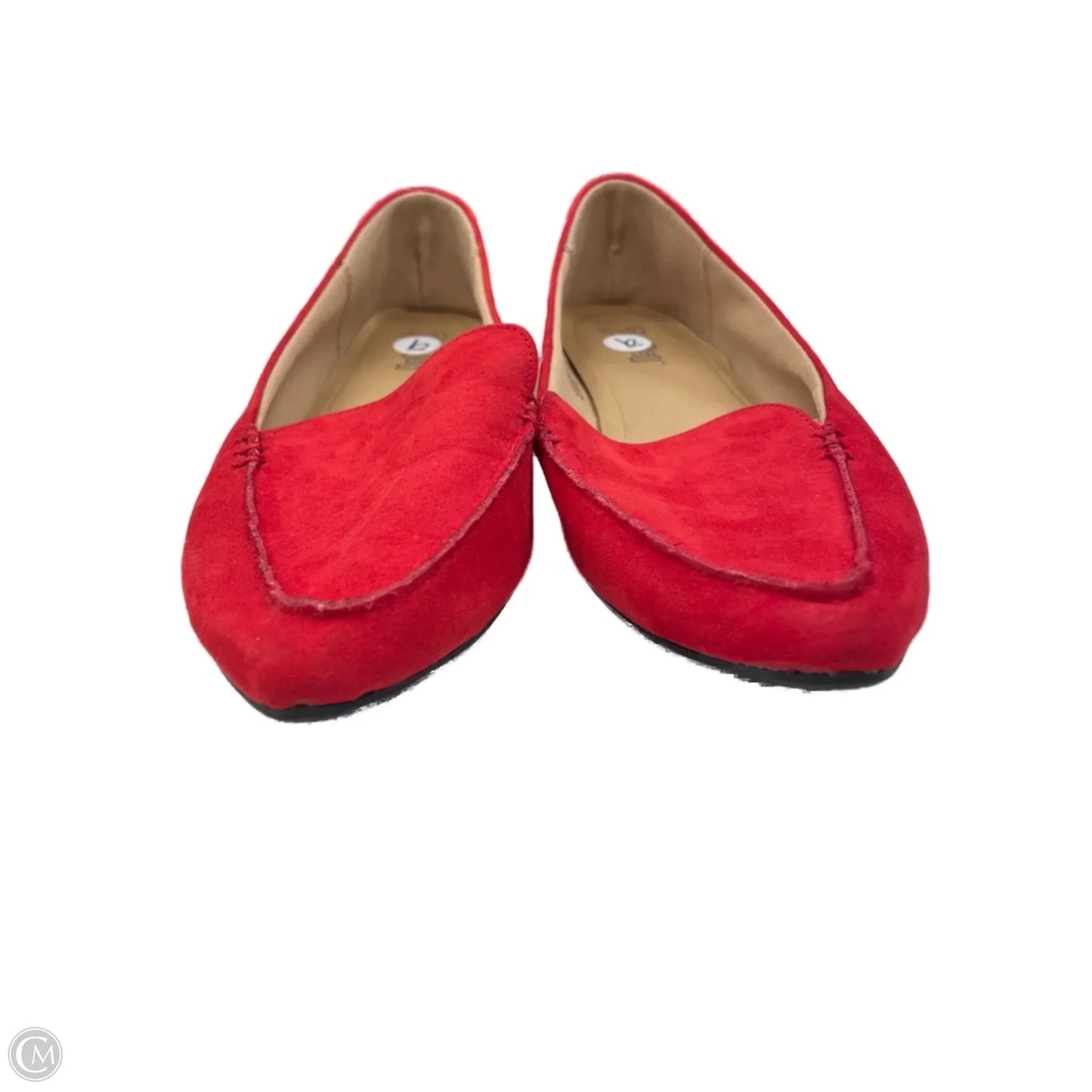Shoes Flats By Brash In Red, Size: 9