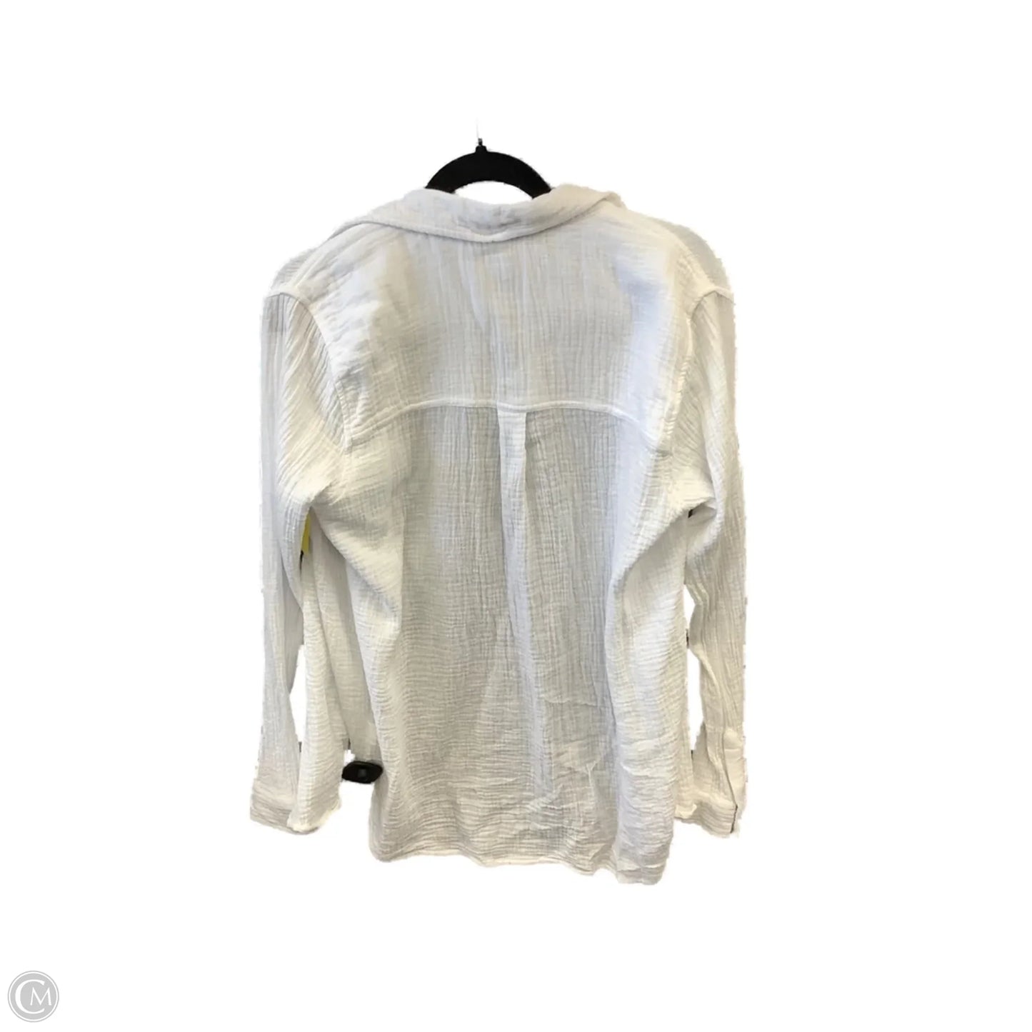Top Long Sleeve By Jessica Simpson In White, Size: S