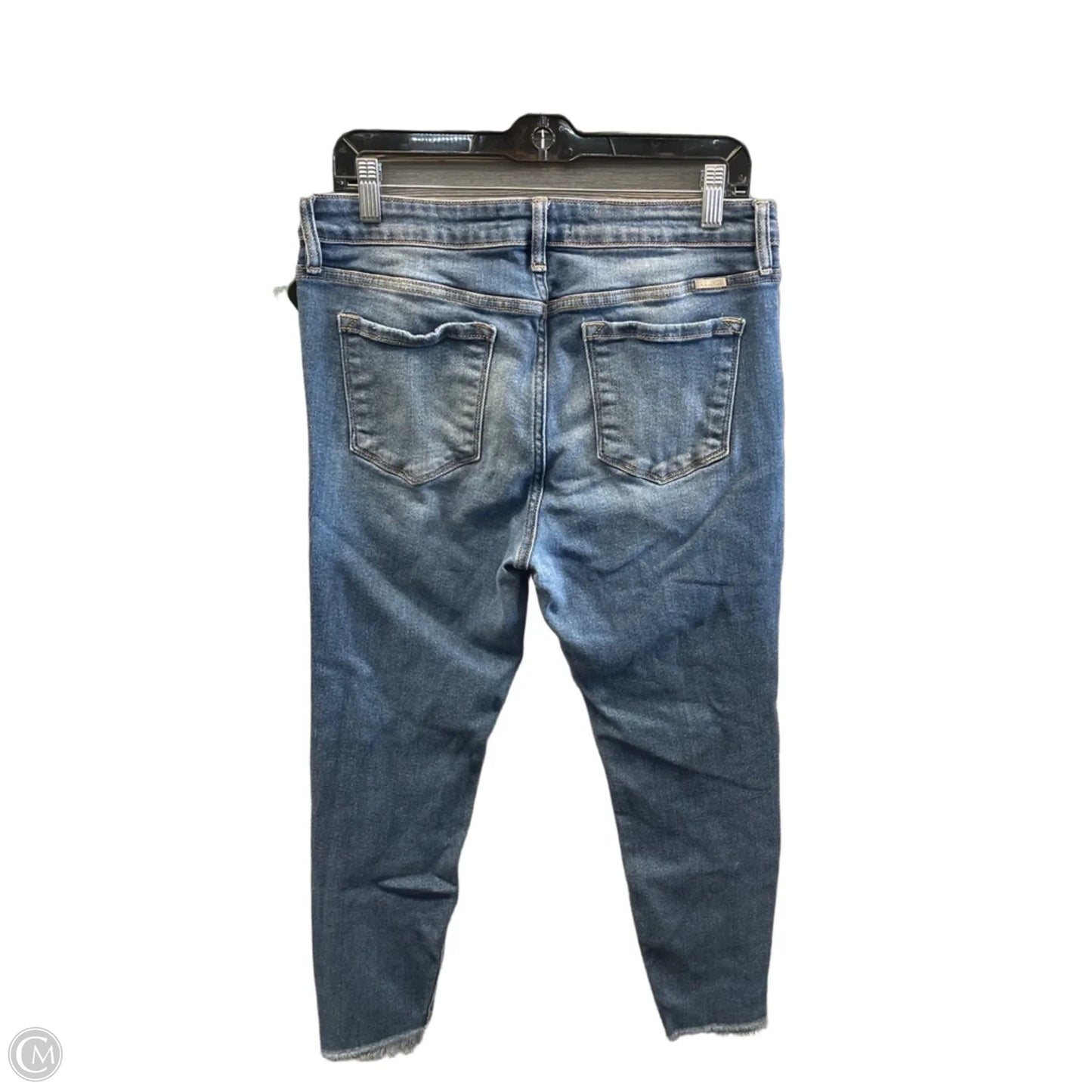 Jeans Skinny By Kancan In Blue Denim, Size: 12